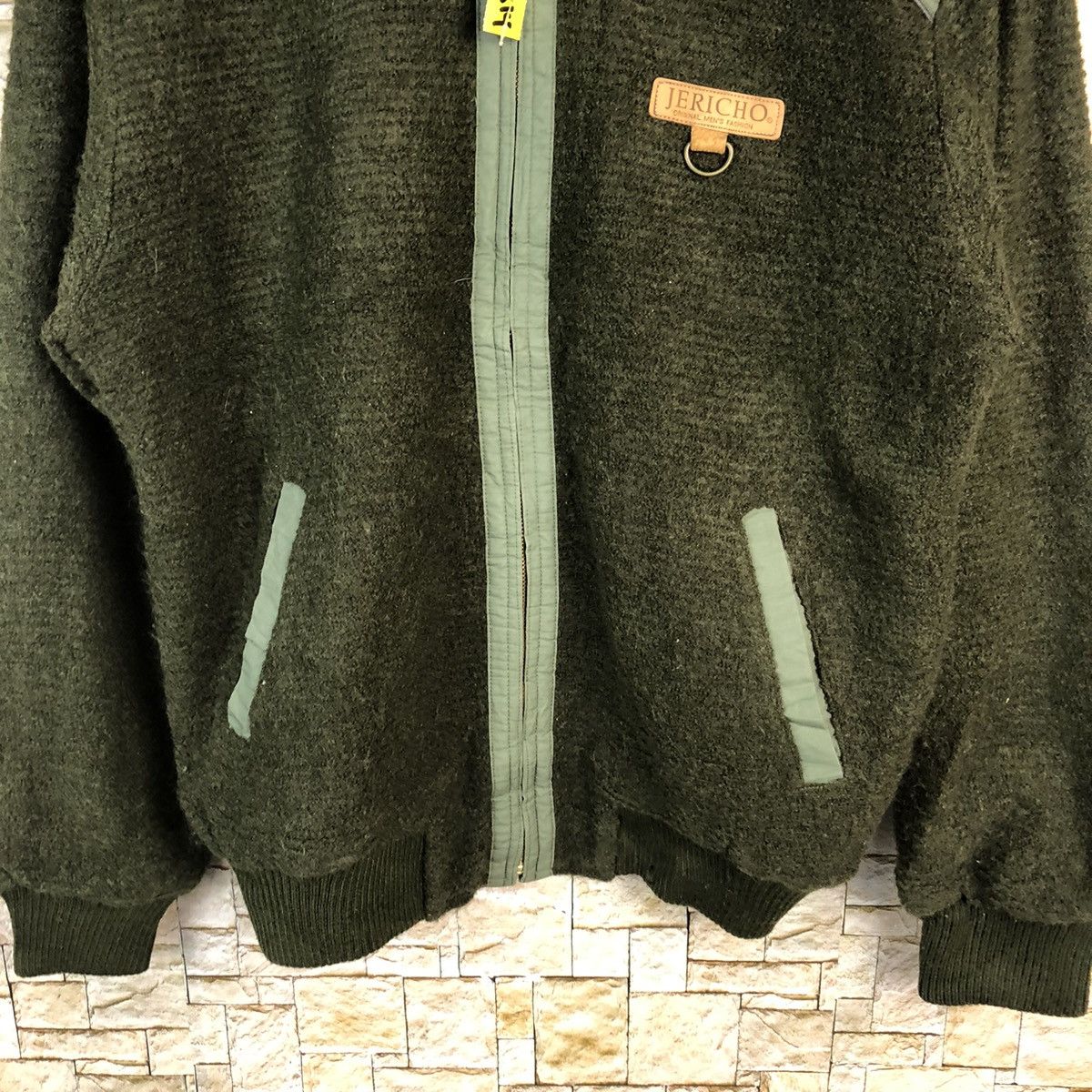 Japanese Brand Jericho vintage mohair Green Jacket #A814 Size US L / EU 52-54 / 3 - 6 Thumbnail