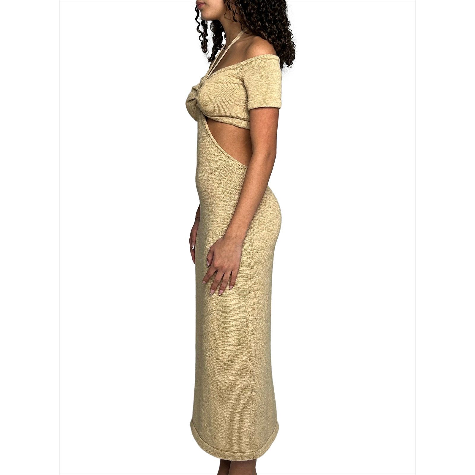 Cult Gaia Brown knitted maxi dress Size S / US 4 / IT 40 - 5 Thumbnail