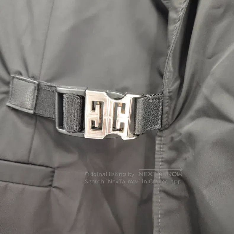 Givenchy Givenchy 4G Buckle Nylon Blazer Jacket Size US M / EU 48-50 / 2 - 3 Thumbnail