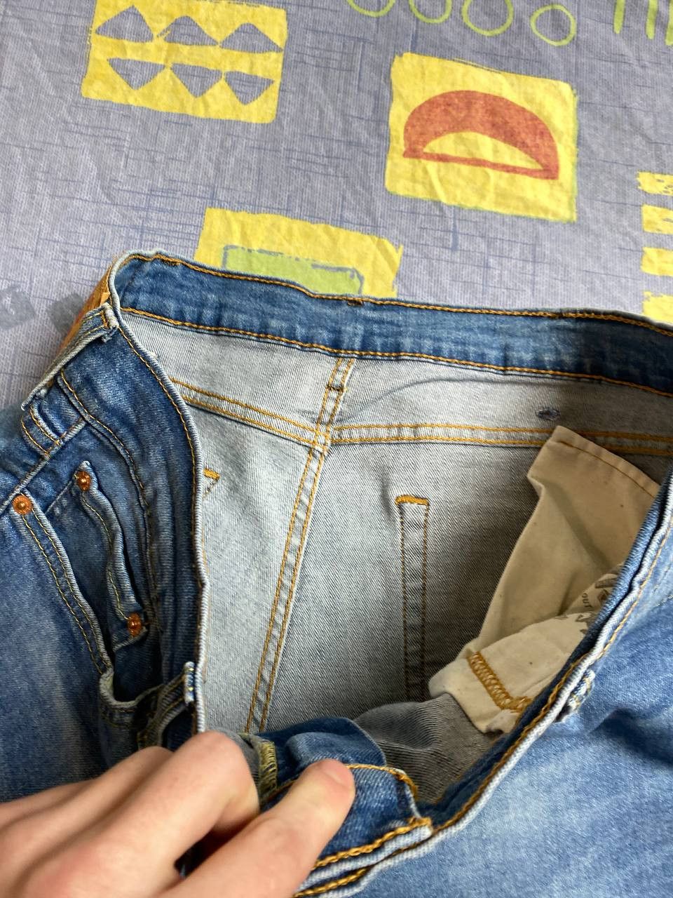 Jean × Levi's × Vintage Vintage Levis Jeans Distressed Denim Size US 38 / EU 54 - 19 Thumbnail