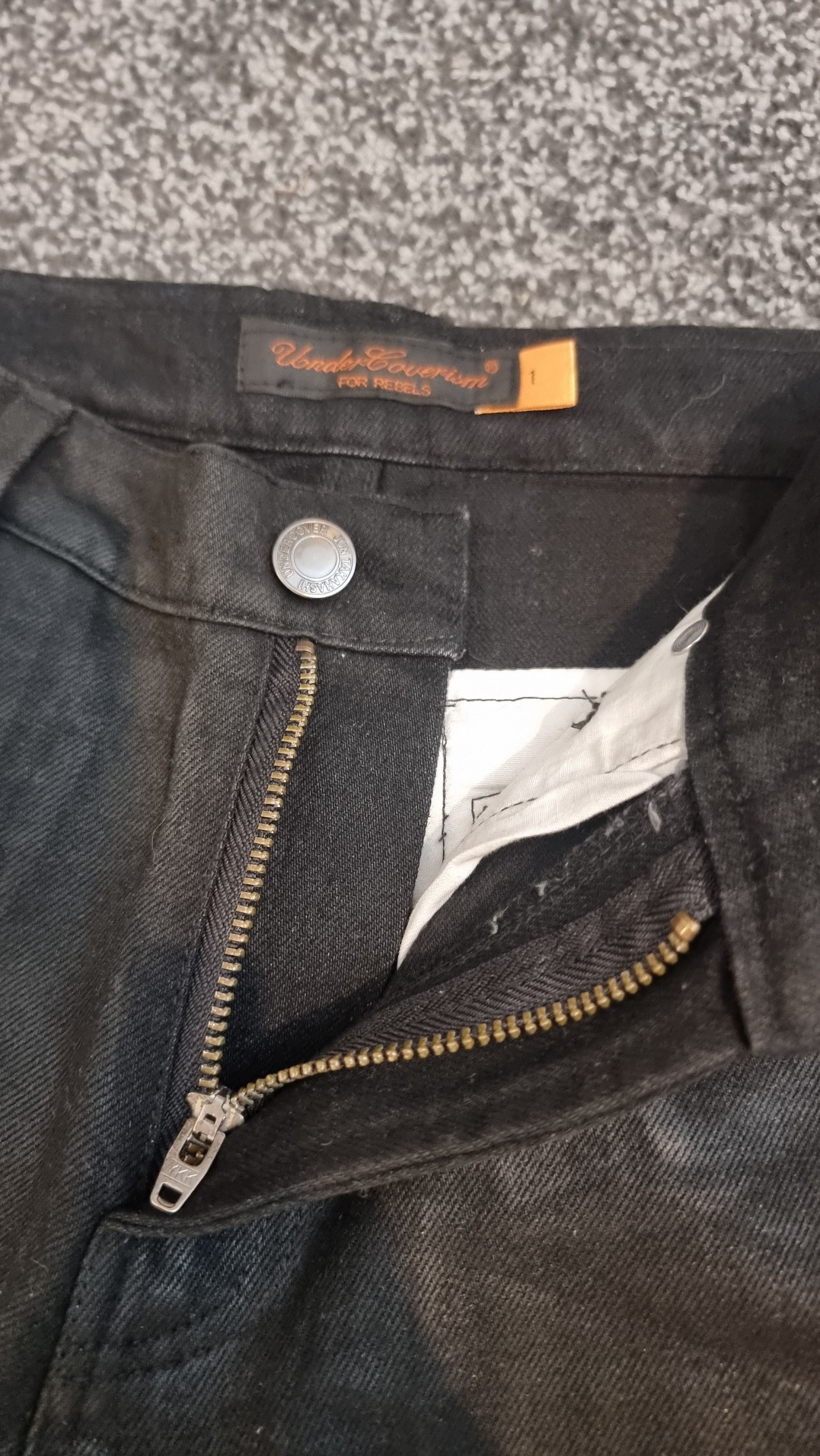 Undercover Undercover Size 1 Wax Denim SS07 Size US 27 - 3 Thumbnail