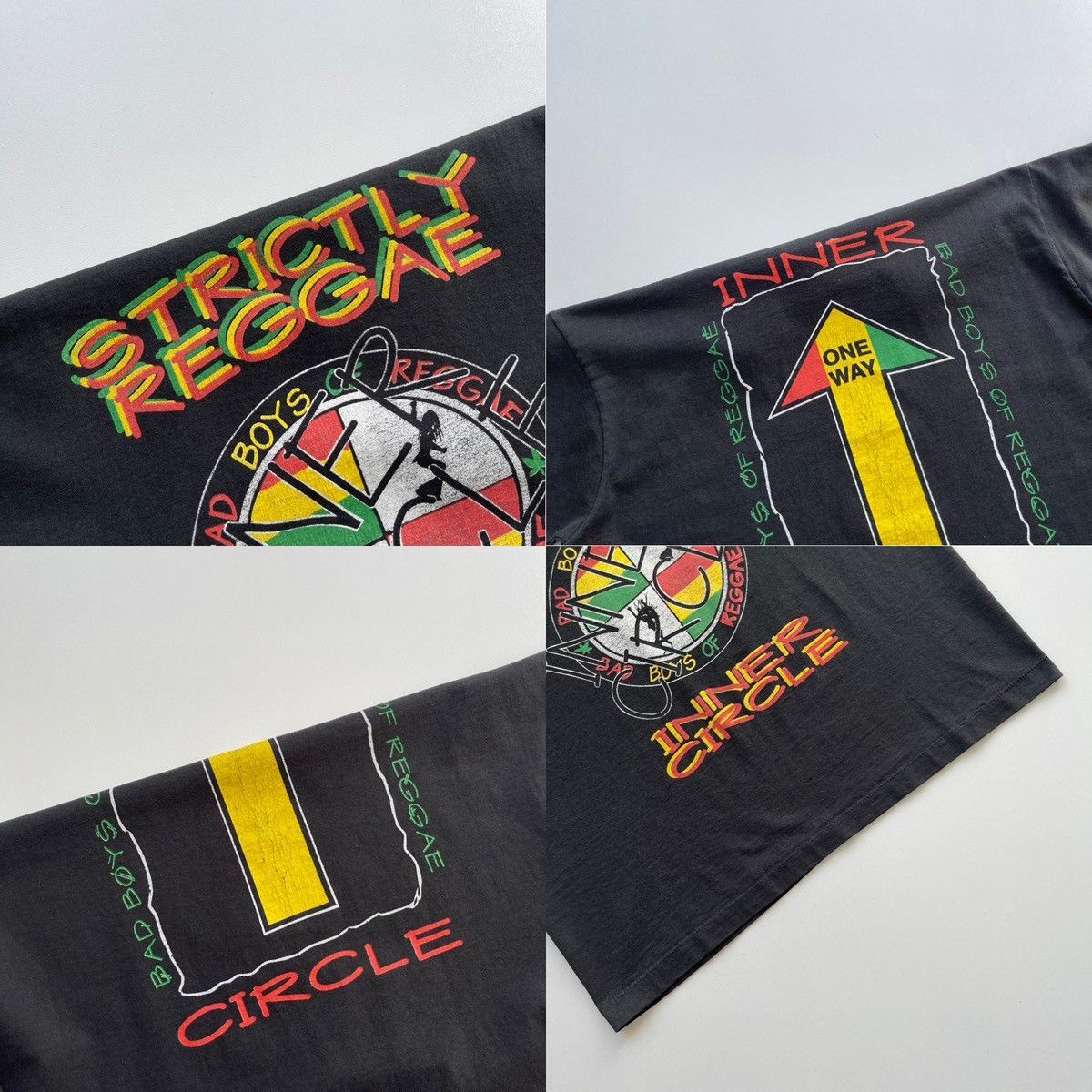 Band Tees × Vintage Inner Circle Strictly Reggae 1993 Bad Boys Sound Way T-Shirt Size US L / EU 52-54 / 3 - 8 Thumbnail