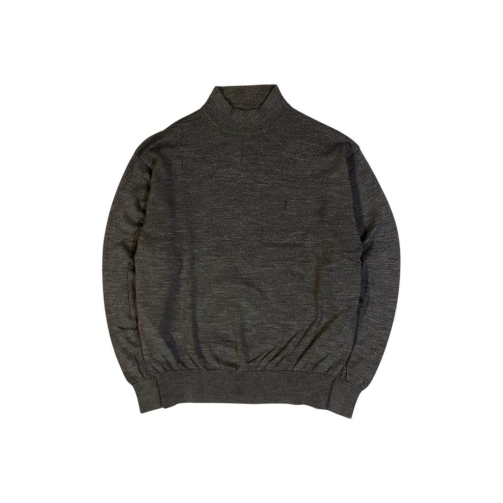 Yves Saint Laurent Vintage Yves Saint Laurent Turtleneck Knit Sweater Size US L / EU 52-54 / 3 - 1 Thumbnail