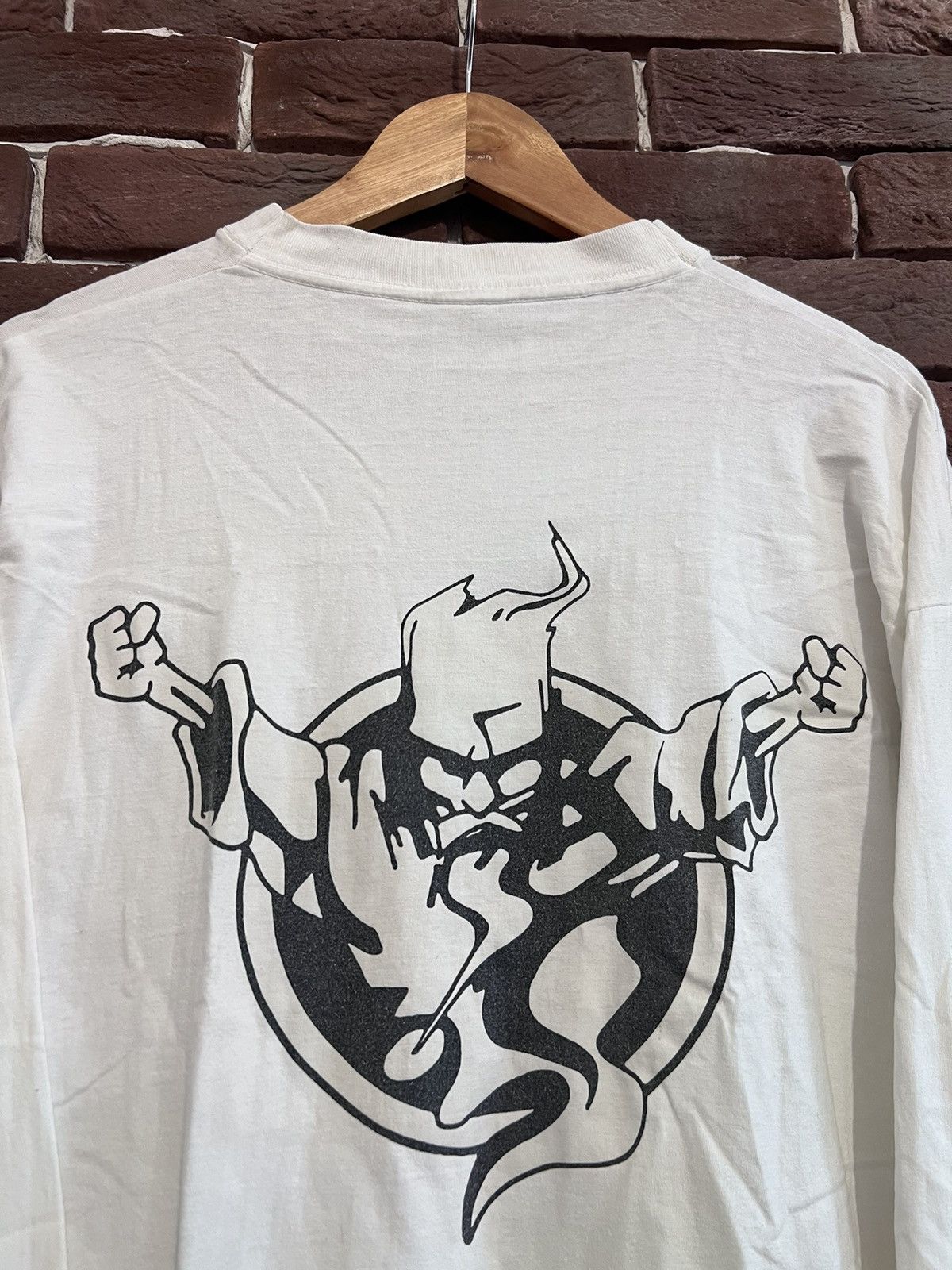 Band Tees Rare Vintage Thunderdome Wizard Gabber Band Tshirt 90s Size US XL / EU 56 / 4 - 4 Thumbnail