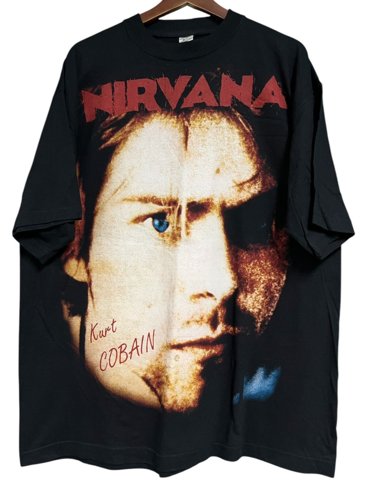 NIRVANA Nirvana Band T-shirt, Band T, Men's L size unknown black type Vintage Second Hand