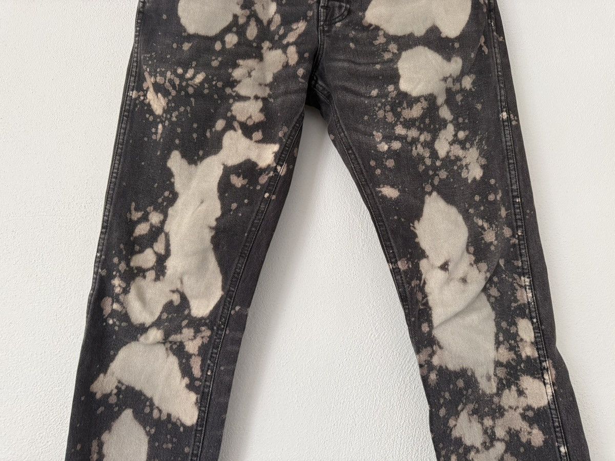 Gucci Bleached Black Slim Jeans with Paint Effect Size US 30 / EU 46 - 3 Thumbnail
