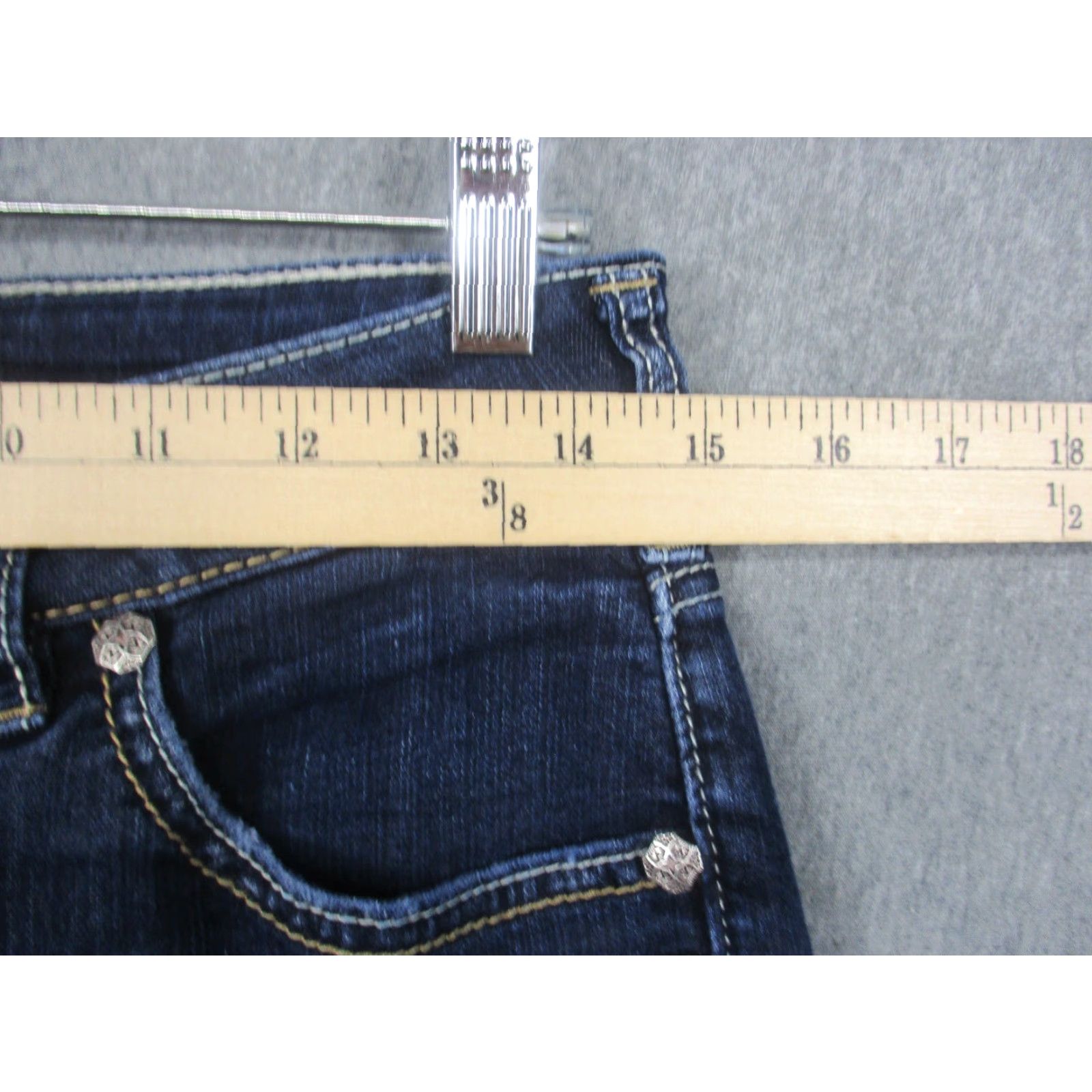 Silver Jeans Co. Silver Jeans Silver Natsuki Jeans Bootcut 29 Women's Blue Dark Wash EUC Size 29" - 7 Thumbnail