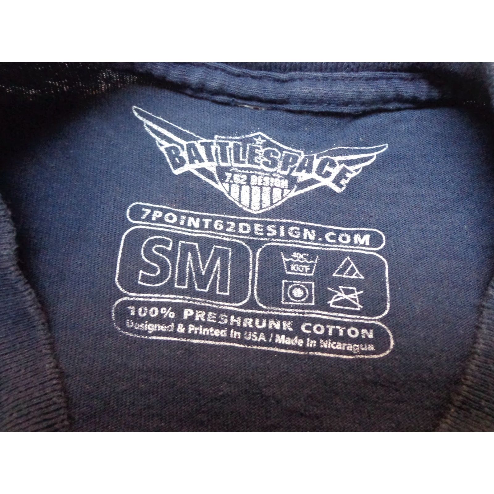 Vintage US Air Force 'Flight' 7.62 Design T-Shirt Mens Size S Blue Size US S / EU 44-46 / 1 - 4 Thumbnail