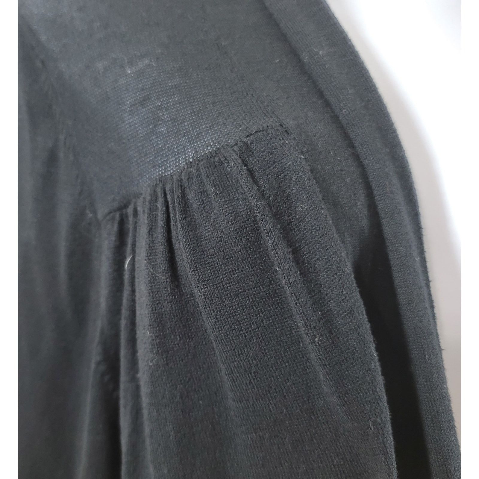 Other Lane Bryant Black Knitted Open Front Cardigan 14 16 Size XL / US 12-14 / IT 48-50 - 7 Thumbnail