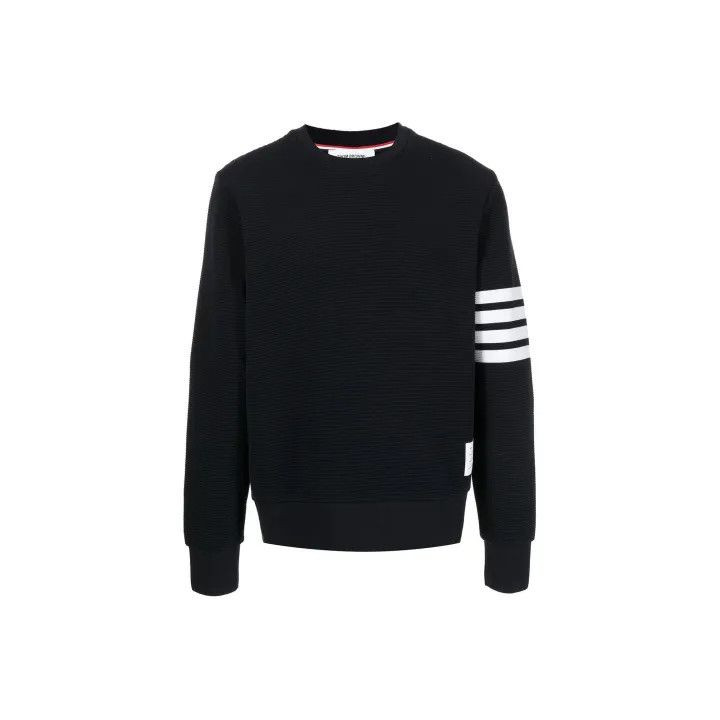 Thom Browne Thom Browne Striped Print Crewneck Sweatshirt 0079 Size US M / EU 48-50 / 2 - 1 Thumbnail