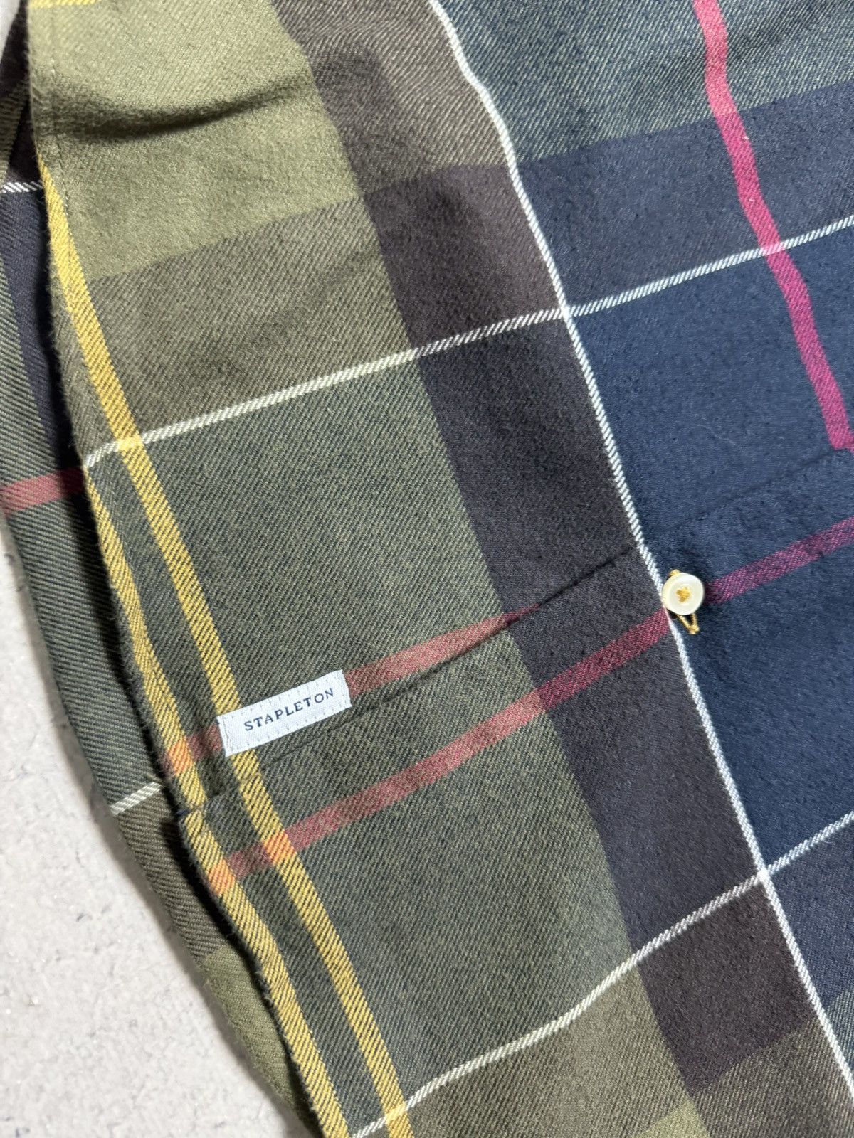 Barbour Barbour Checked Button Up Casual Shirt Size S Flannel Size US S / EU 44-46 / 1 - 4 Thumbnail