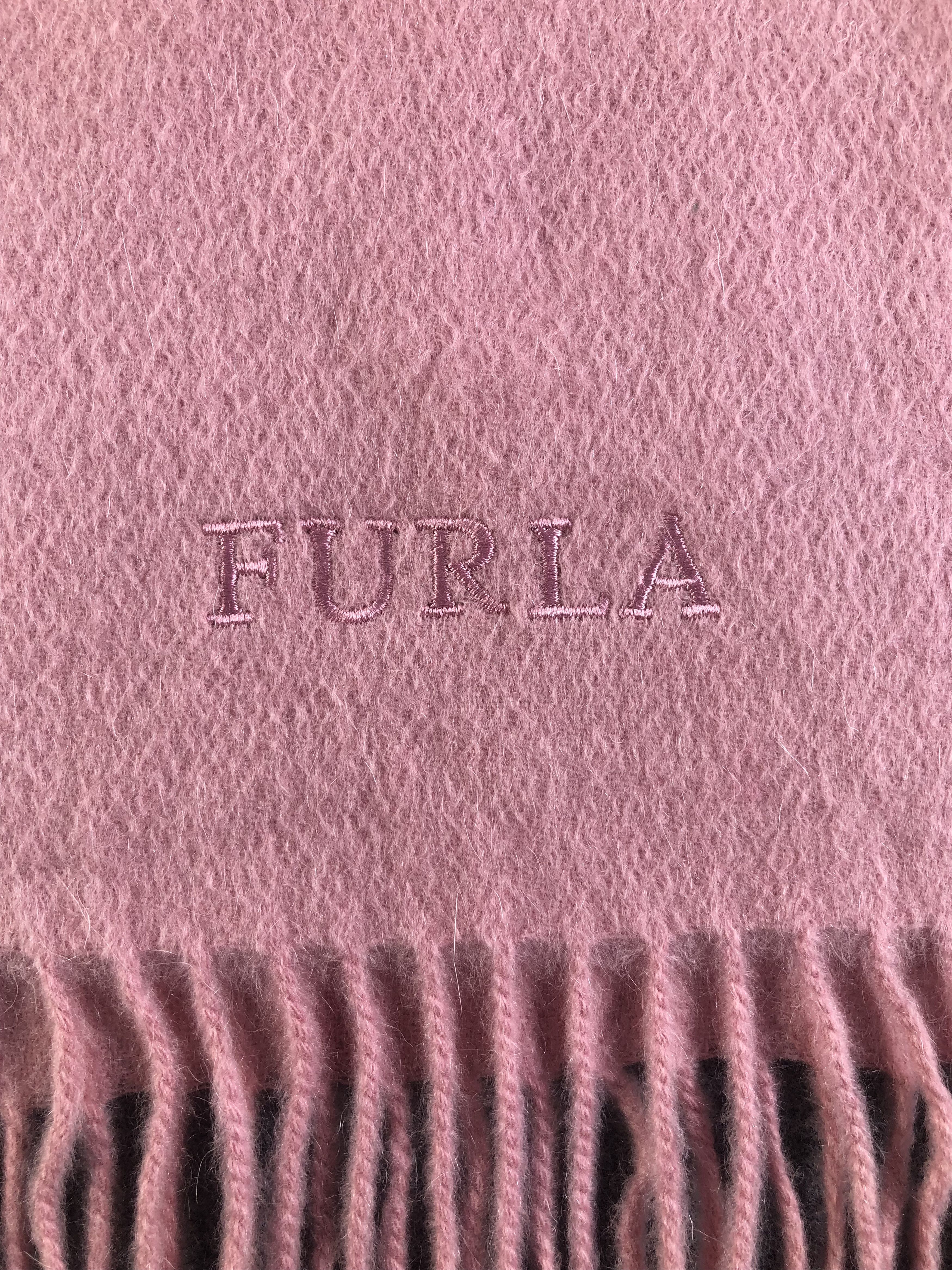 Furla × Vintage Furla Cashmere Scarf / Muffler / Neckwear SS1298 Size ONE SIZE - 4 Thumbnail