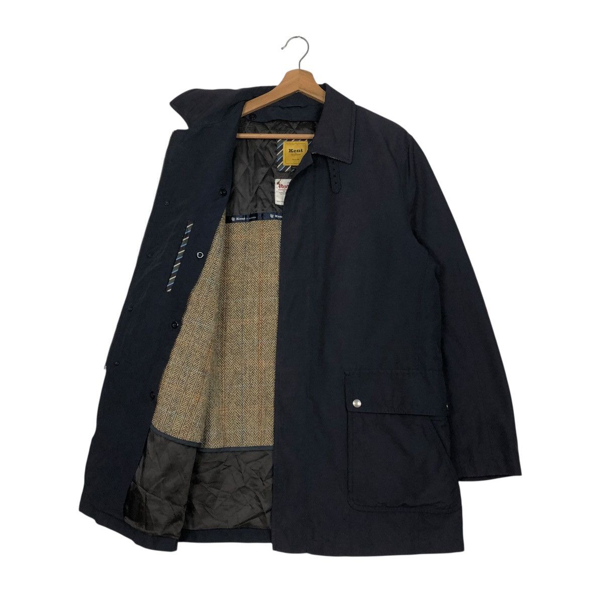 Harris Tweed 🔥VINTAGE CHORE WORK JACKET KENT X HARRIS TWEED Size US L / EU 52-54 / 3 - 1 Thumbnail