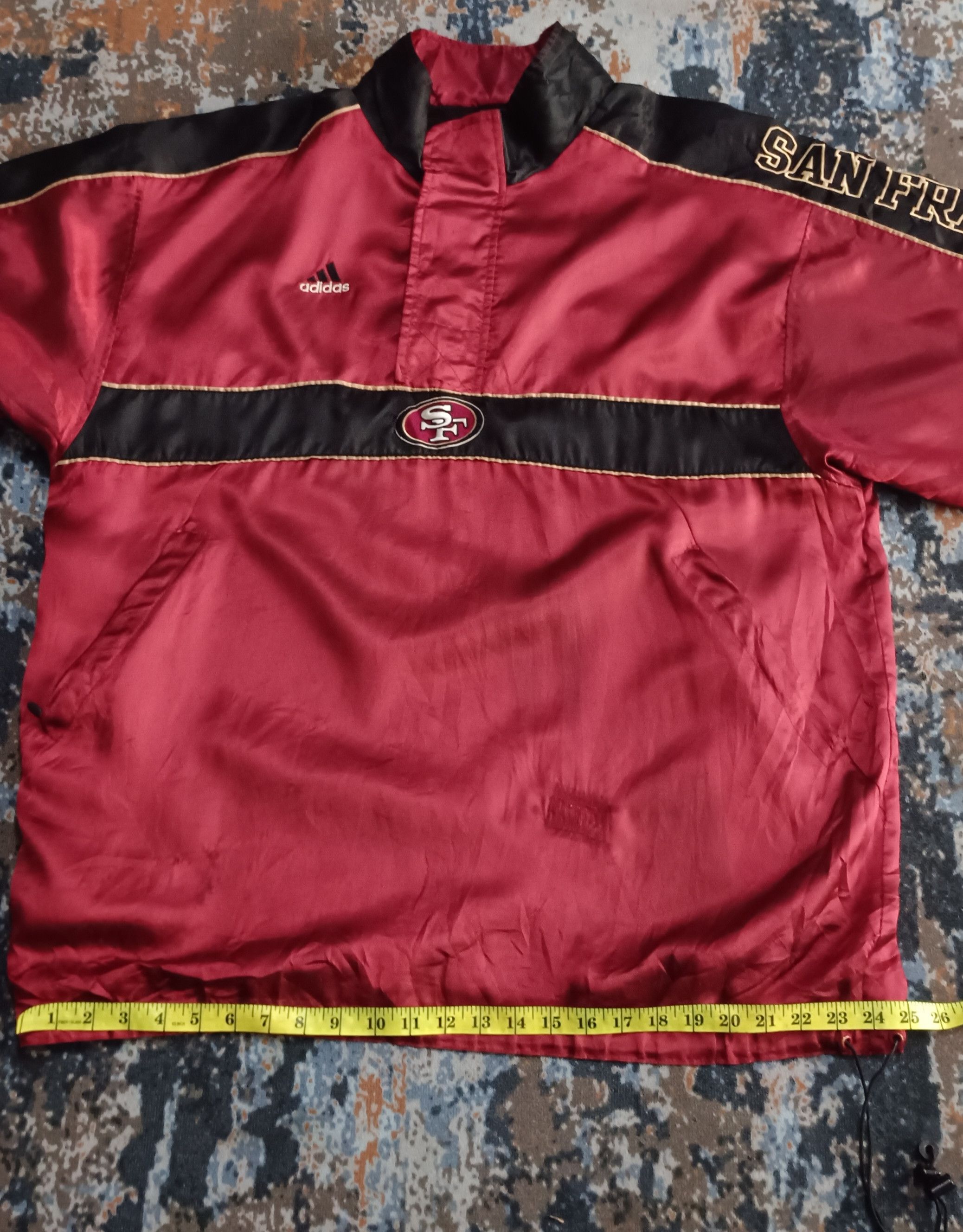 Adidas Vintage 90s💥 Adidas San Francisco NFL Size US XL / EU 56 / 4 - 22 Thumbnail