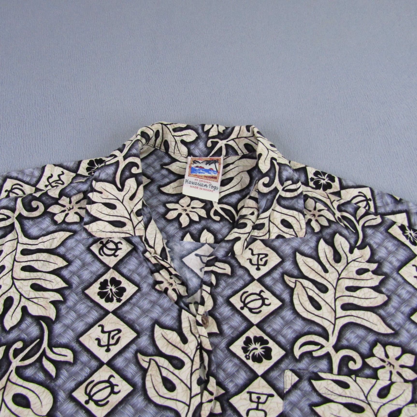Vintage VINTAGE Hawaiian Togs Shirt Mens Large Casual Button-Up Aloha Beach Floral 90s Size US L / EU 52-54 / 3 - 3 Thumbnail