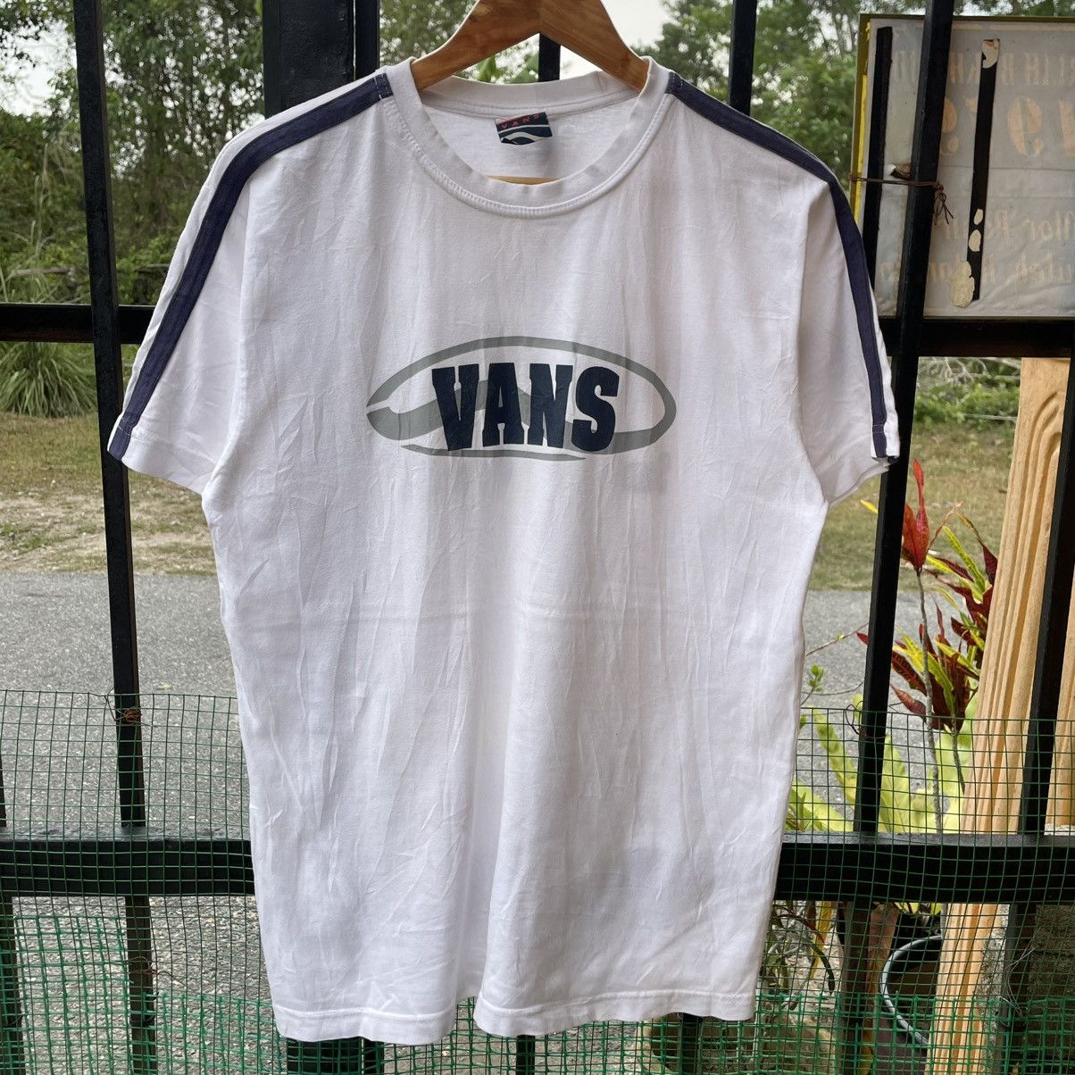 Vans 🔥Vintage 90s VANS Big Logo Vans Skateboard Tee Size US L / EU 52-54 / 3 - 6 Thumbnail