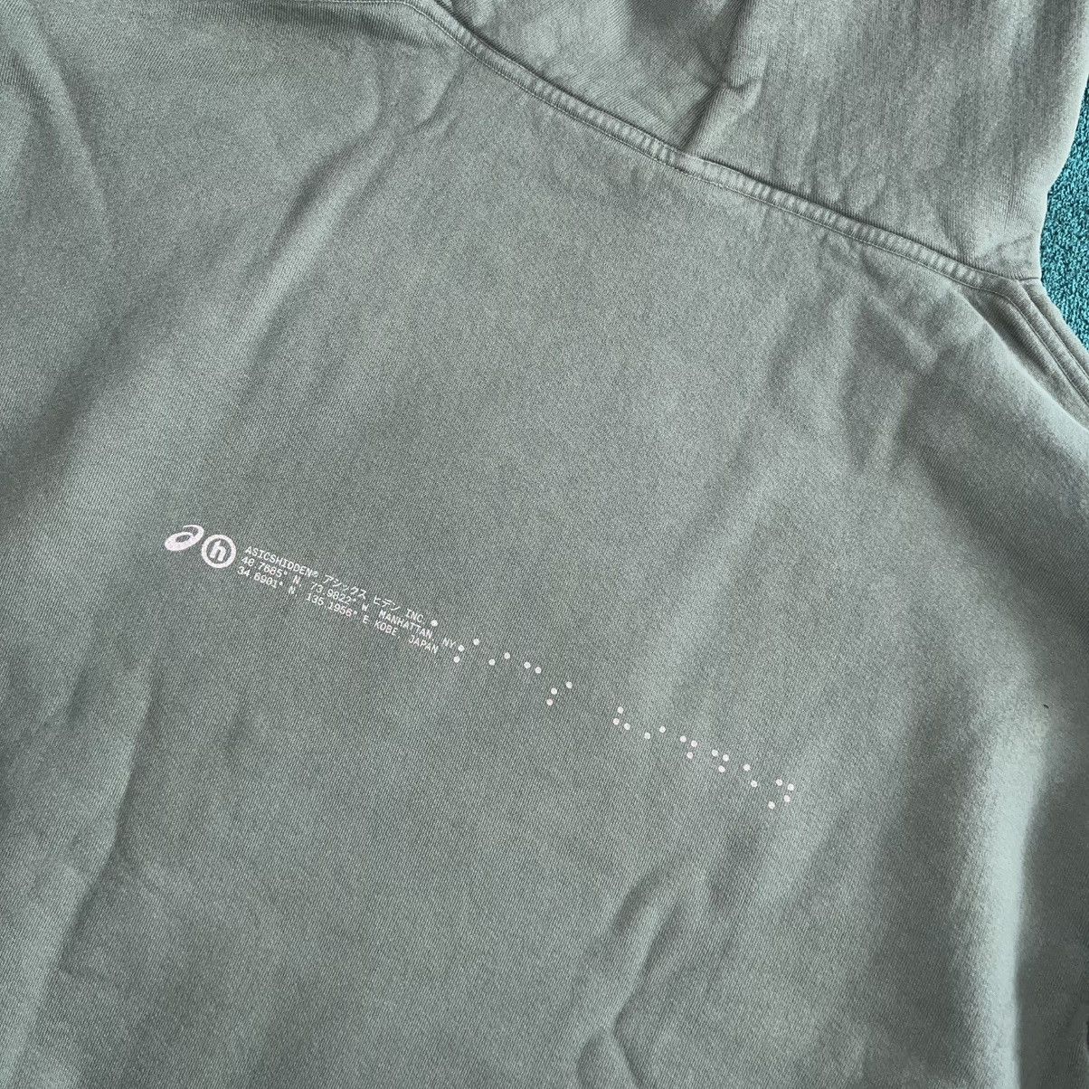 Asics × HIDDEN Hidden NY ASICS Symbolic 3M Hoodie L Green Prehistoric Size US L / EU 52-54 / 3 - 7 Thumbnail