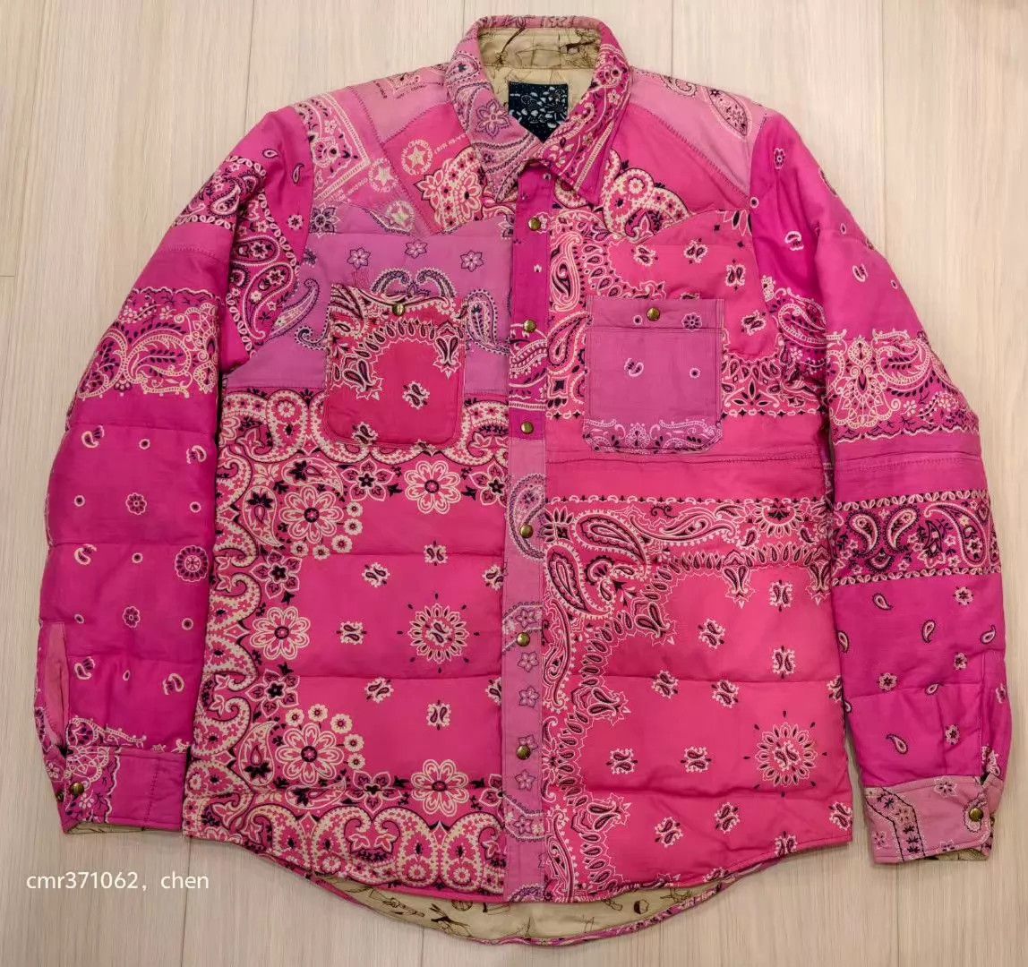 Visvim visvim 14 ICT Kerchief Down Jkt Pink 3 1-2 Kofu Rare Size US L / EU 52-54 / 3 - 1 Thumbnail