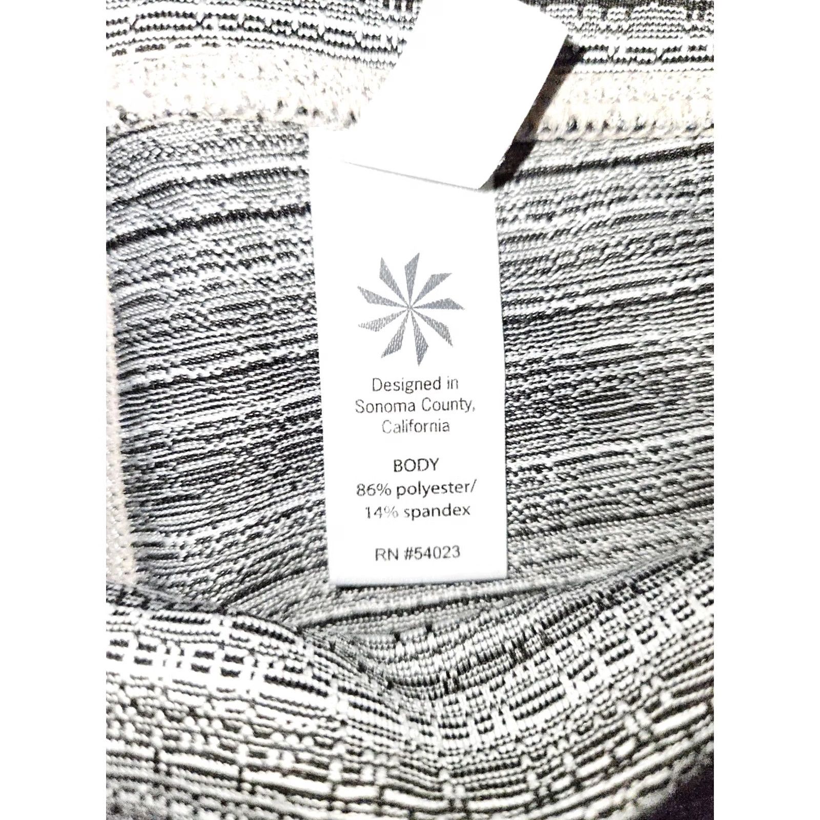 Athleta Athleta Leggings Women M Tall Ankle Black Gray Stretch Yoga Activewear Size 32" / US 10 / IT 46 - 6 Thumbnail