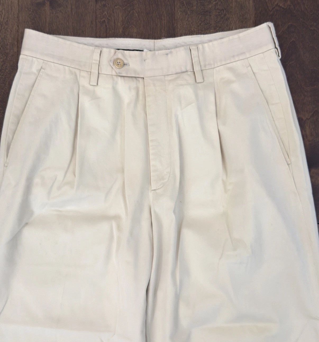 Burberry Vintage 90s Tan Burberry Golf Stretch Pants 32X27 Size US 32 / EU 48 - 2 Thumbnail