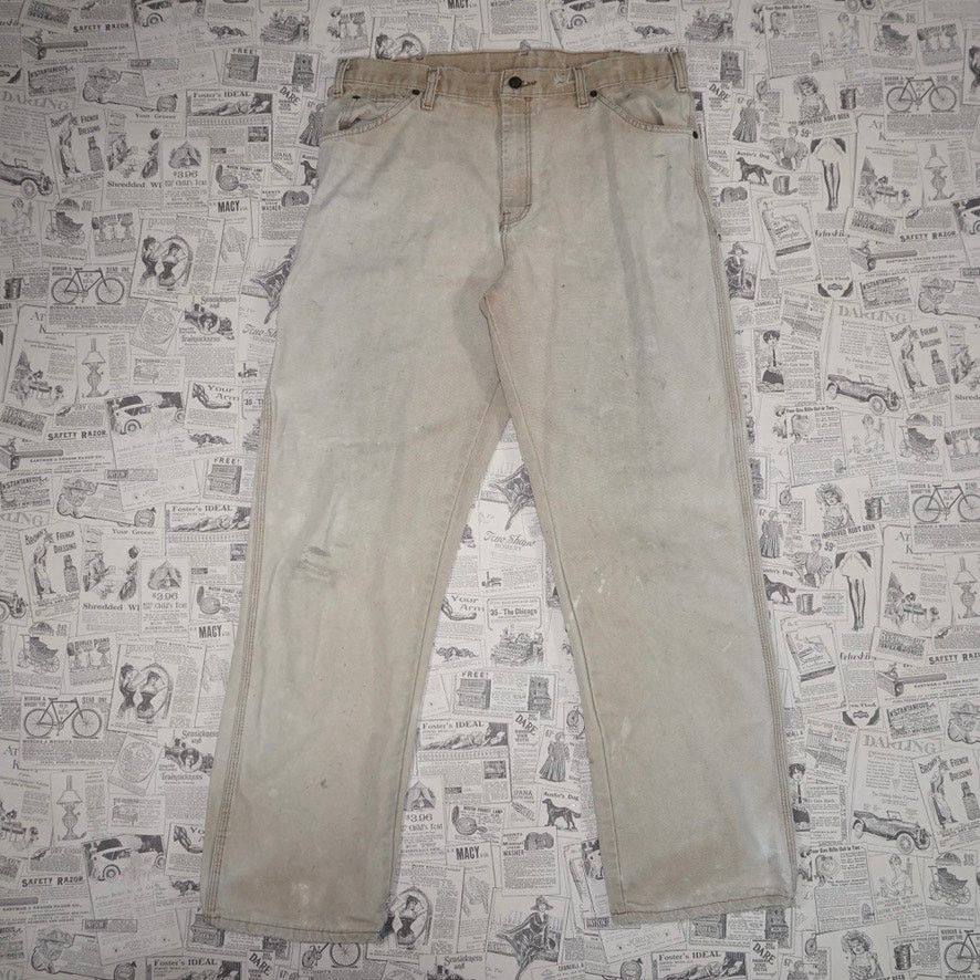 Dickies 36 - Vintage / Y2K dickies super faded carpenter 2000s pants Size US 36 / EU 52 - 2 Thumbnail