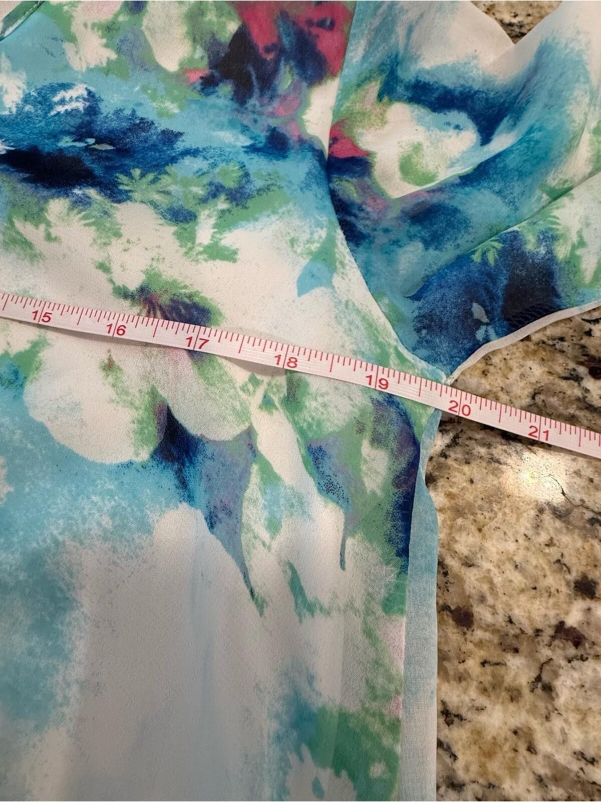 Other Pink Blush boho midi floral shift dress tie dye style SZ M Size M / US 6-8 / IT 42-44 - 8 Thumbnail