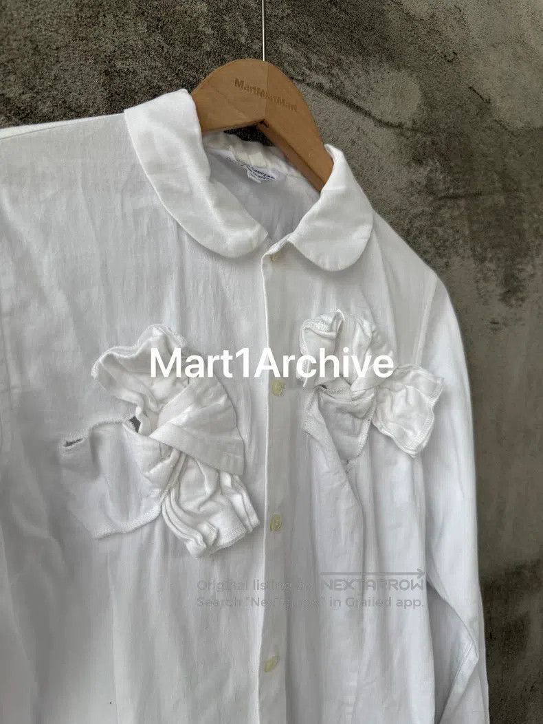 Comme des Garcons Comme Des Garcons Rose season bow shirt Size M / US 6-8 / IT 42-44 - 3 Thumbnail