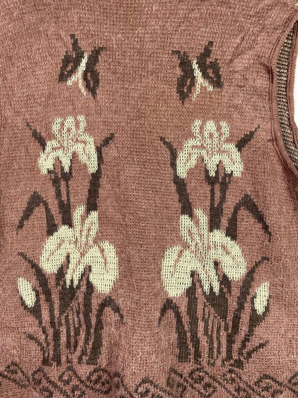 Japanese Brand japanese brand floral wool vest nice design Size US XL / EU 56 / 4 - 7 Thumbnail