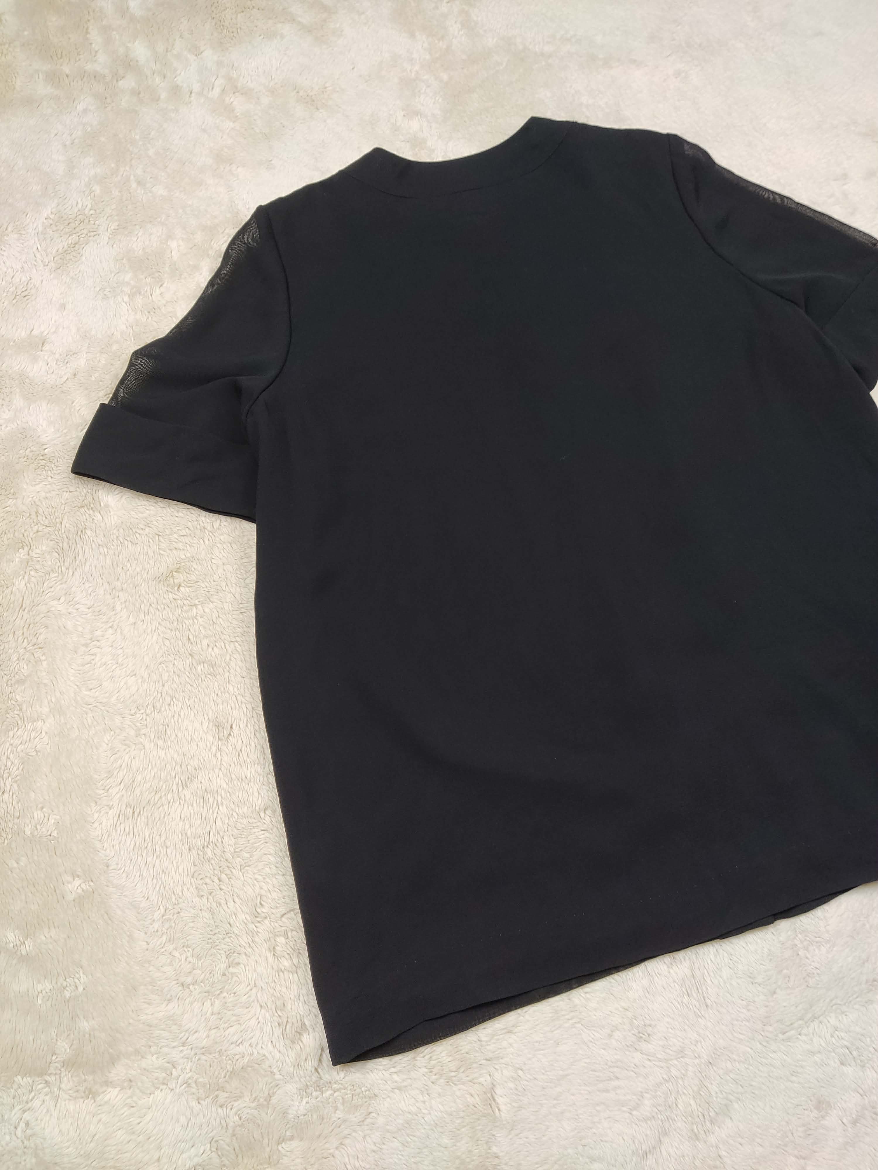 Givenchy Vintage Hi Formal Givenchy Black Blouse Jacket Size L / US 10 / IT 46 - 10 Thumbnail