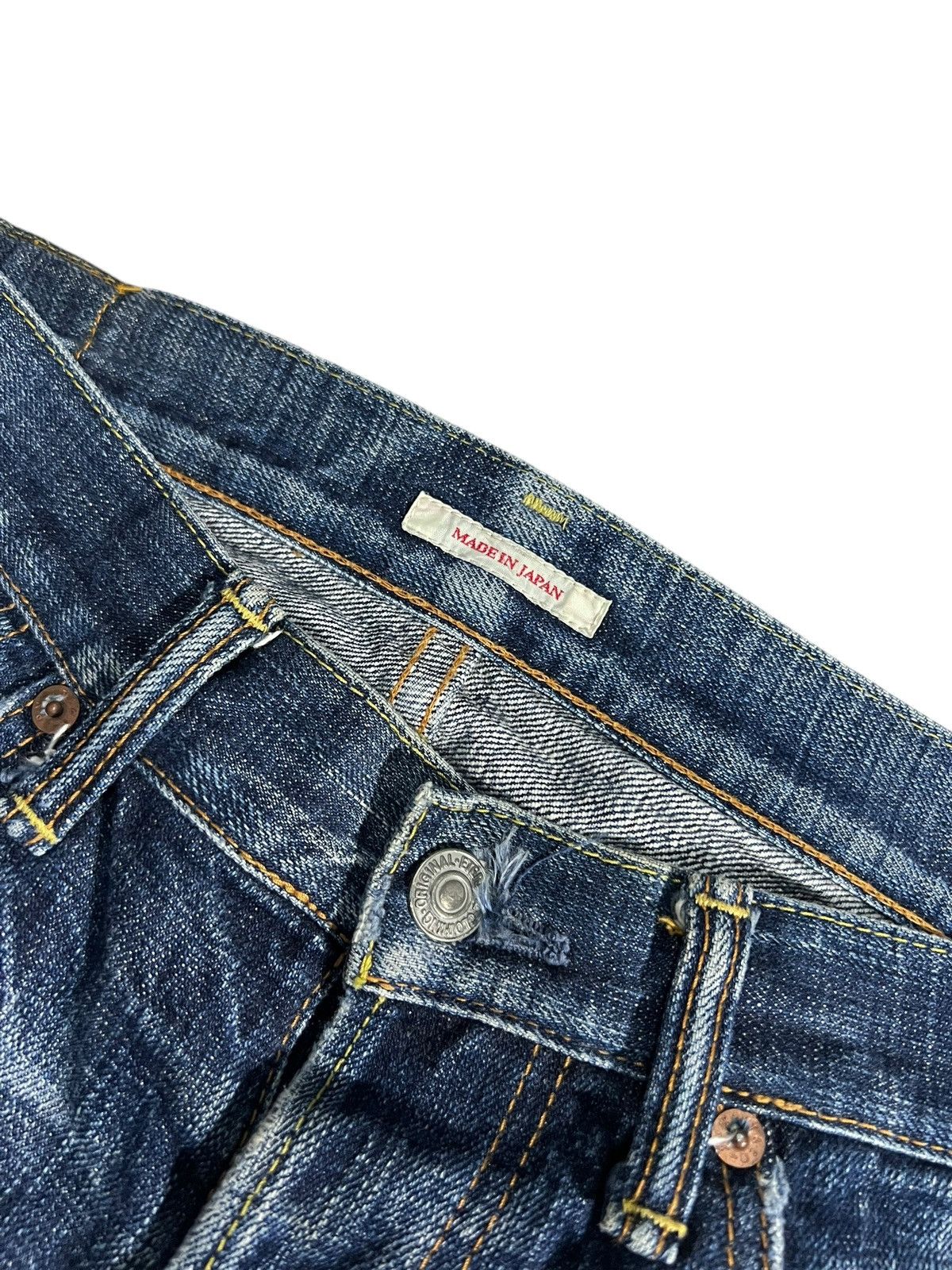 Japanese Brand Vintage Eternal Patchwork Distress Claw Jean Japan Size US 34 / EU 50 - 9 Thumbnail