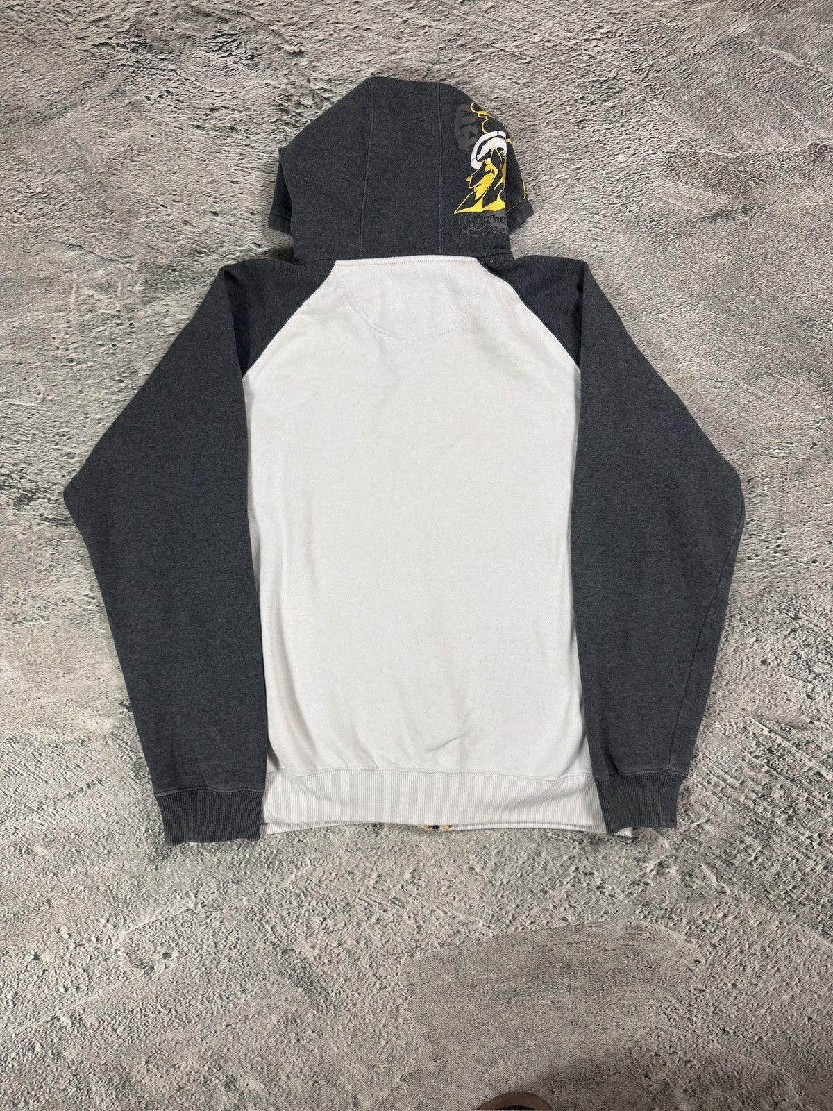 Ecko Unltd. Ecko Unltd vintage zip hoodie white grey yellow big logo Y2K Size US XL / EU 56 / 4 - 4 Thumbnail