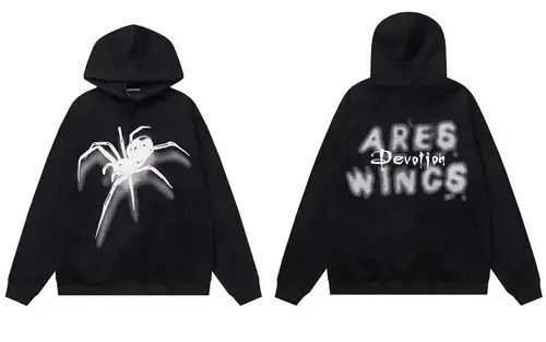 Japanese Brand × Vintage Y2K hoodie sweatshirt hip-hop Gothic Harajuku style pullover Size US L / EU 52-54 / 3 - 3 Thumbnail