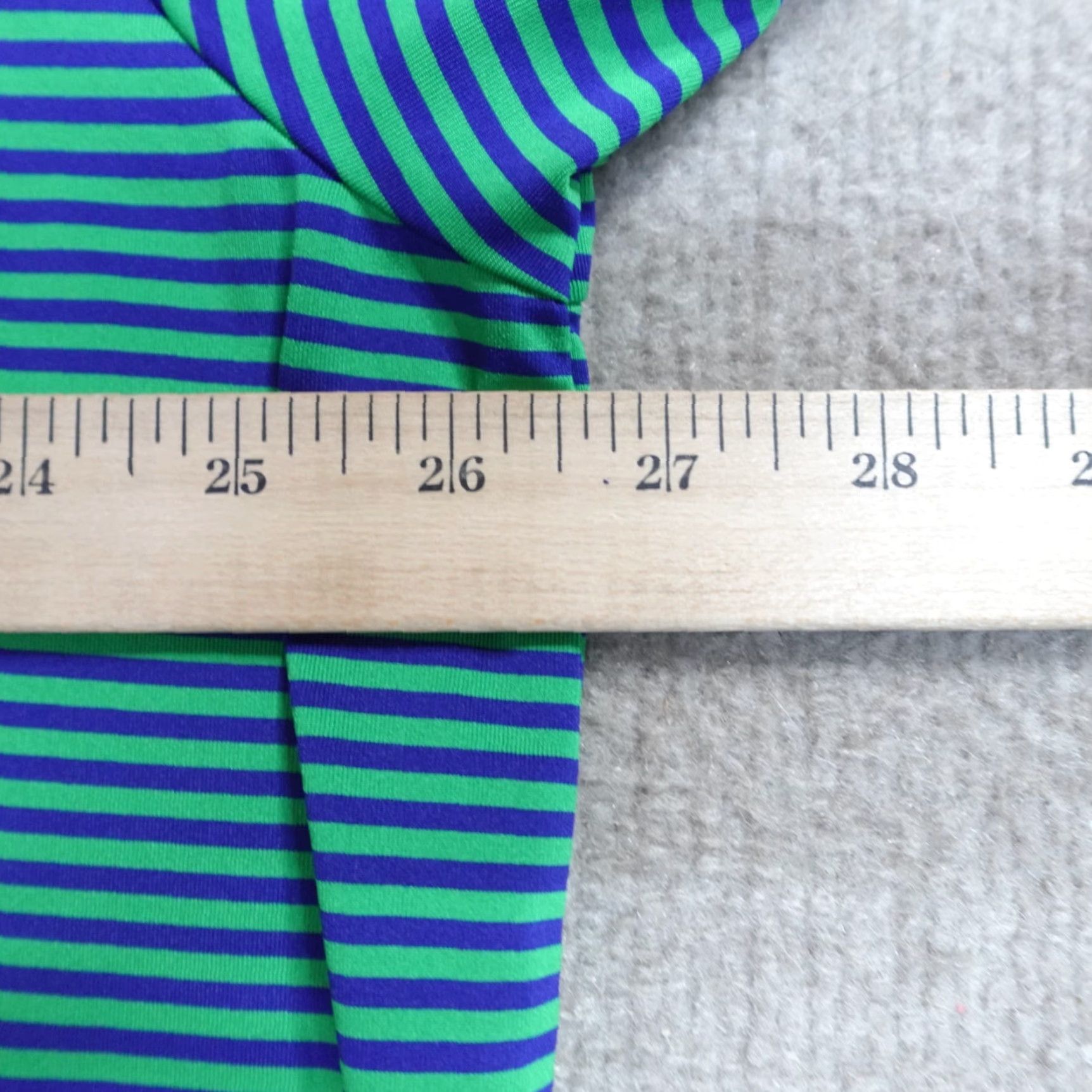 RLX Ralph Lauren VINTAGE RLX Ralph Lauren Polo Shirt 2XL Blue Green Striped Size US XXL / EU 58 / 5 - 6 Thumbnail
