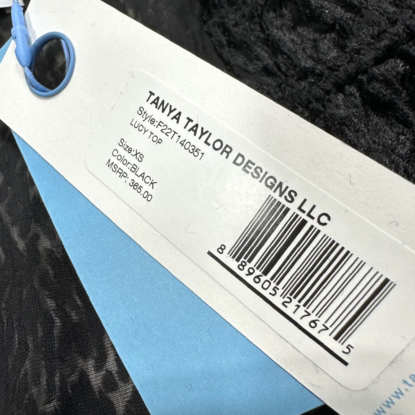 Tanya Taylor Tanya Taylor Blouse Women XS Black V-Neck Ruffle Sheer NWT MSRP 365 NWT XS Black Blouse Party/Cocktail Casual Womens Designer Dressy Top Size XS / US 0-2 / IT 36-38 - 7 Thumbnail