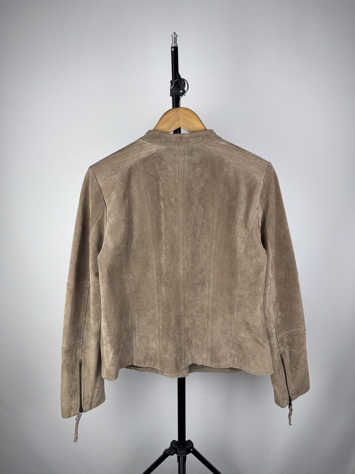 Leather Vintage 90s Moto Punk Leather Jacket Biker Rick Owens Style Size M / US 6-8 / IT 42-44 - 9 Thumbnail