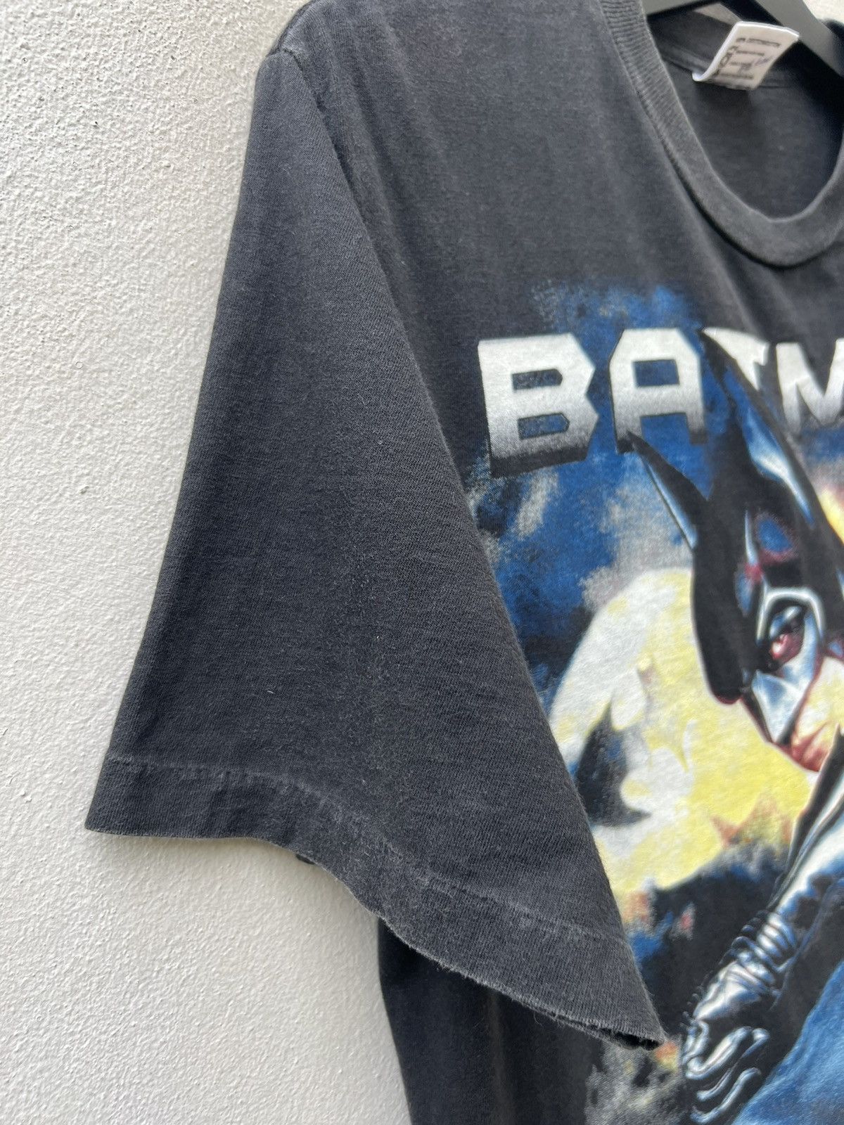 DC Comics × Vintage Vintage 90s Batman Forever Val Kilmer Bootleg Fade Black tee Size US L / EU 52-54 / 3 - 15 Thumbnail