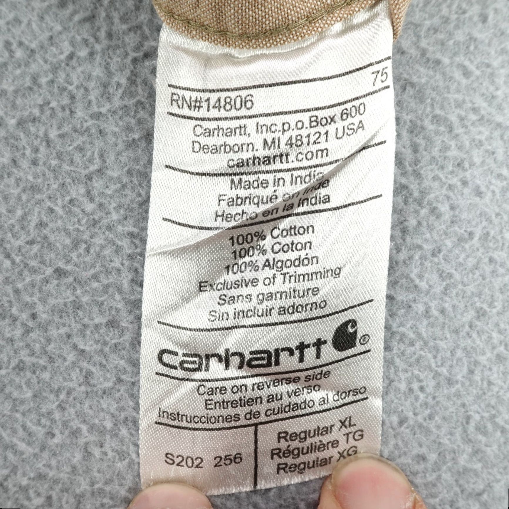 Carhartt VINTAGE Carhartt Shirt Mens XL Khaki Beige Tan Midweight Chambray Button Up Utility Size US XL / EU 56 / 4 - 6 Thumbnail