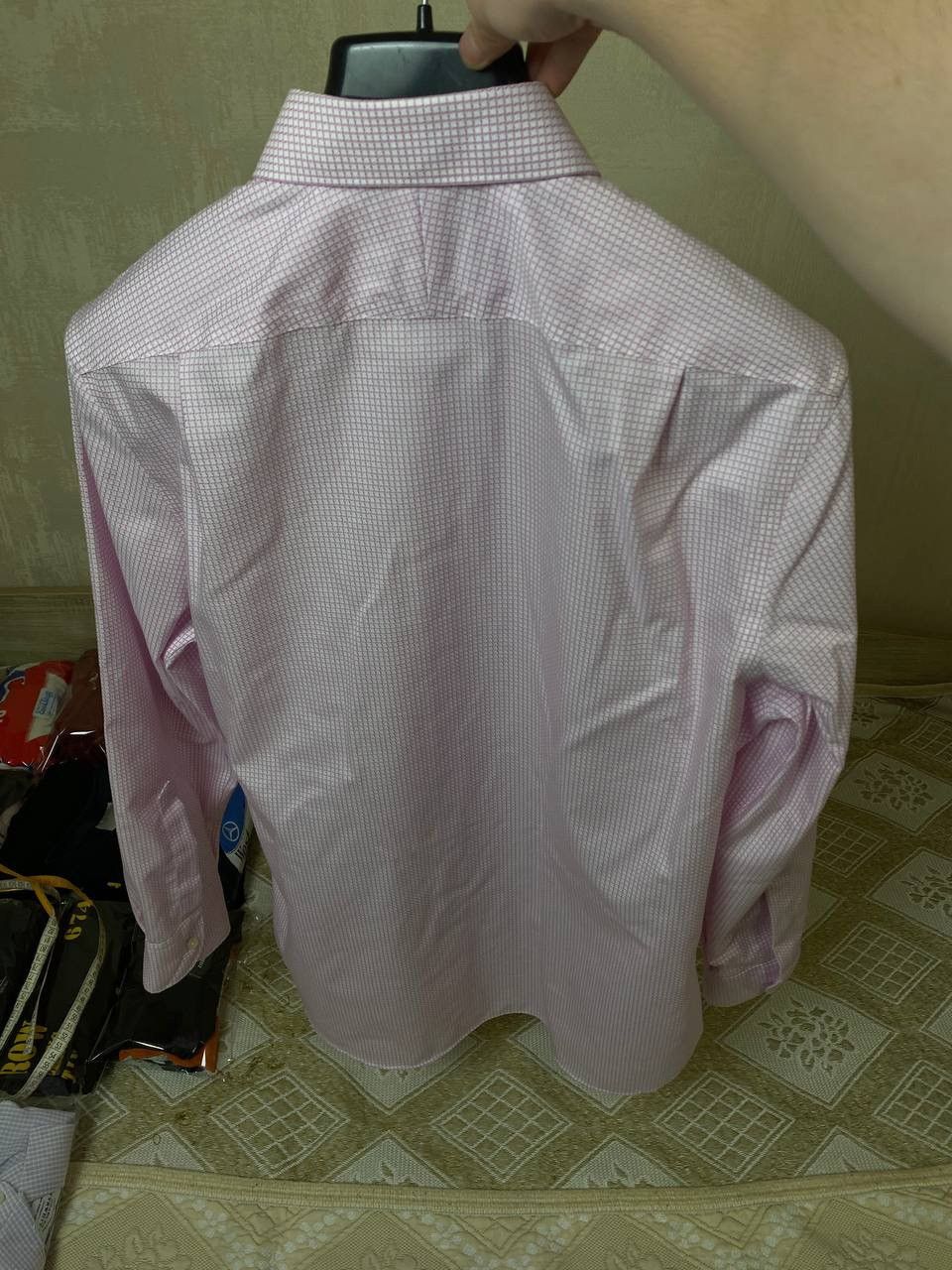 Charles Tyrwhitt 🔥 Charles Tyrwhitt Check Pink Button Up Long Sleeve Shirt Size US XL / EU 56 / 4 - 8 Thumbnail