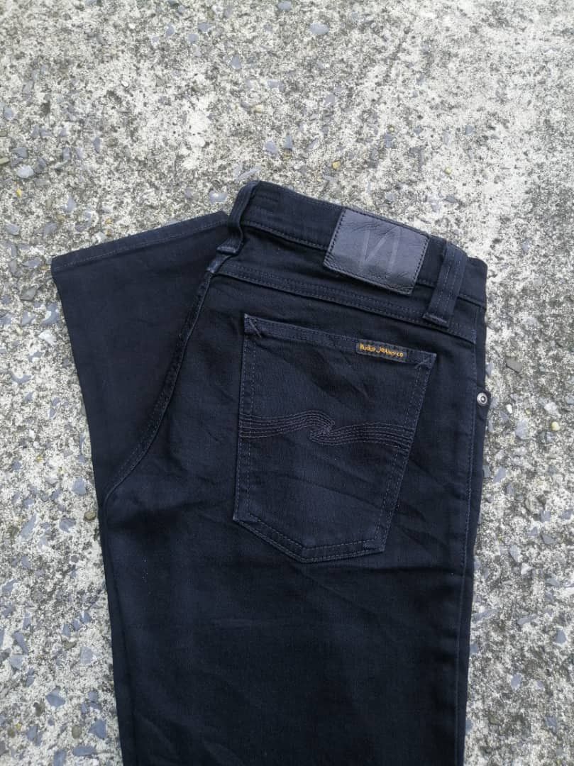 Nudie Jeans Nudie Jeans N796 Tight Long John Org. Black Black Jeans Size 28" / US 6 / IT 42 - 10 Thumbnail