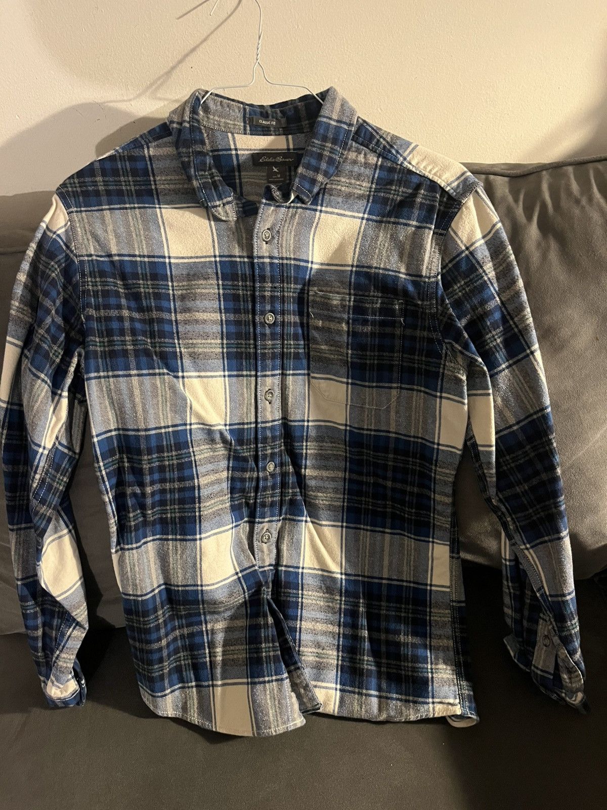 Eddie Bauer Eddie Bauer men's medium flannel button up Size US M / EU 48-50 / 2 - 1 Thumbnail