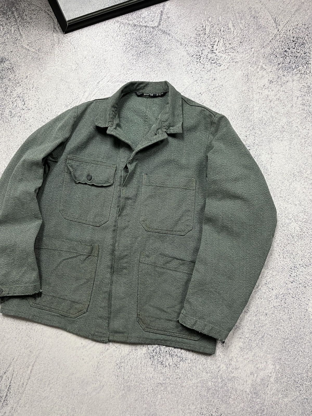 Vintage 90’s 80’s Sanfor Work Jacket Distressed Rare