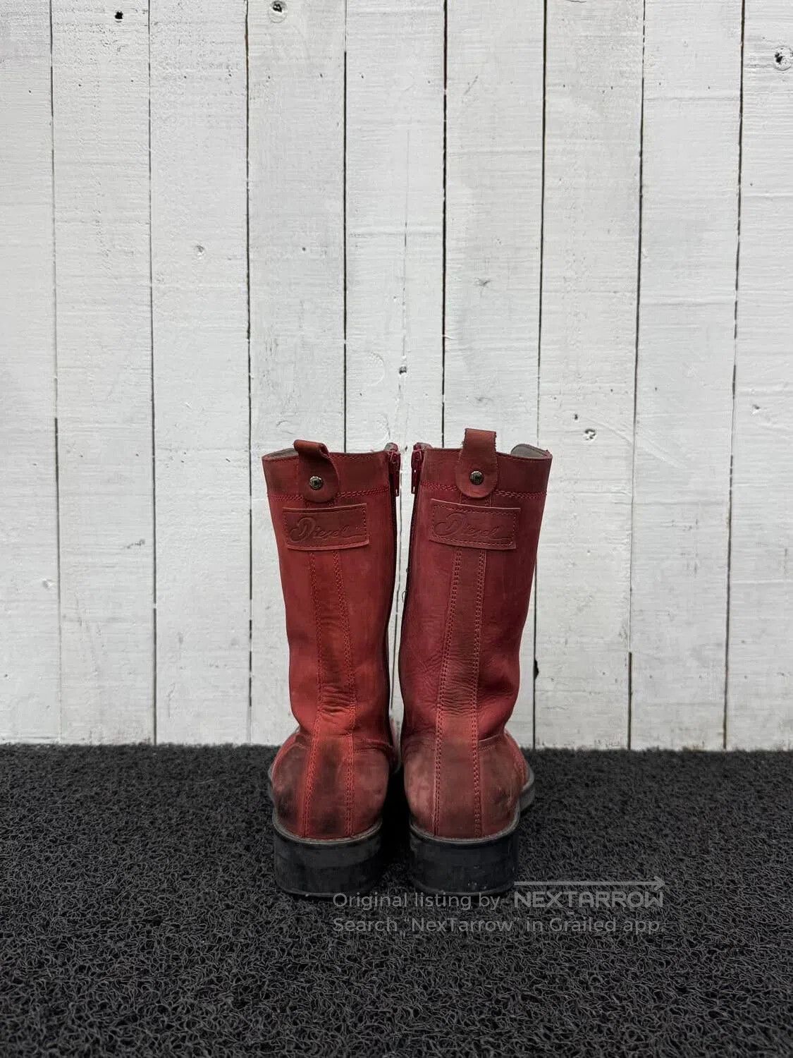 Diesel Diesel Vintage Red Boots. Size US 7 / EU 40 - 5 Thumbnail