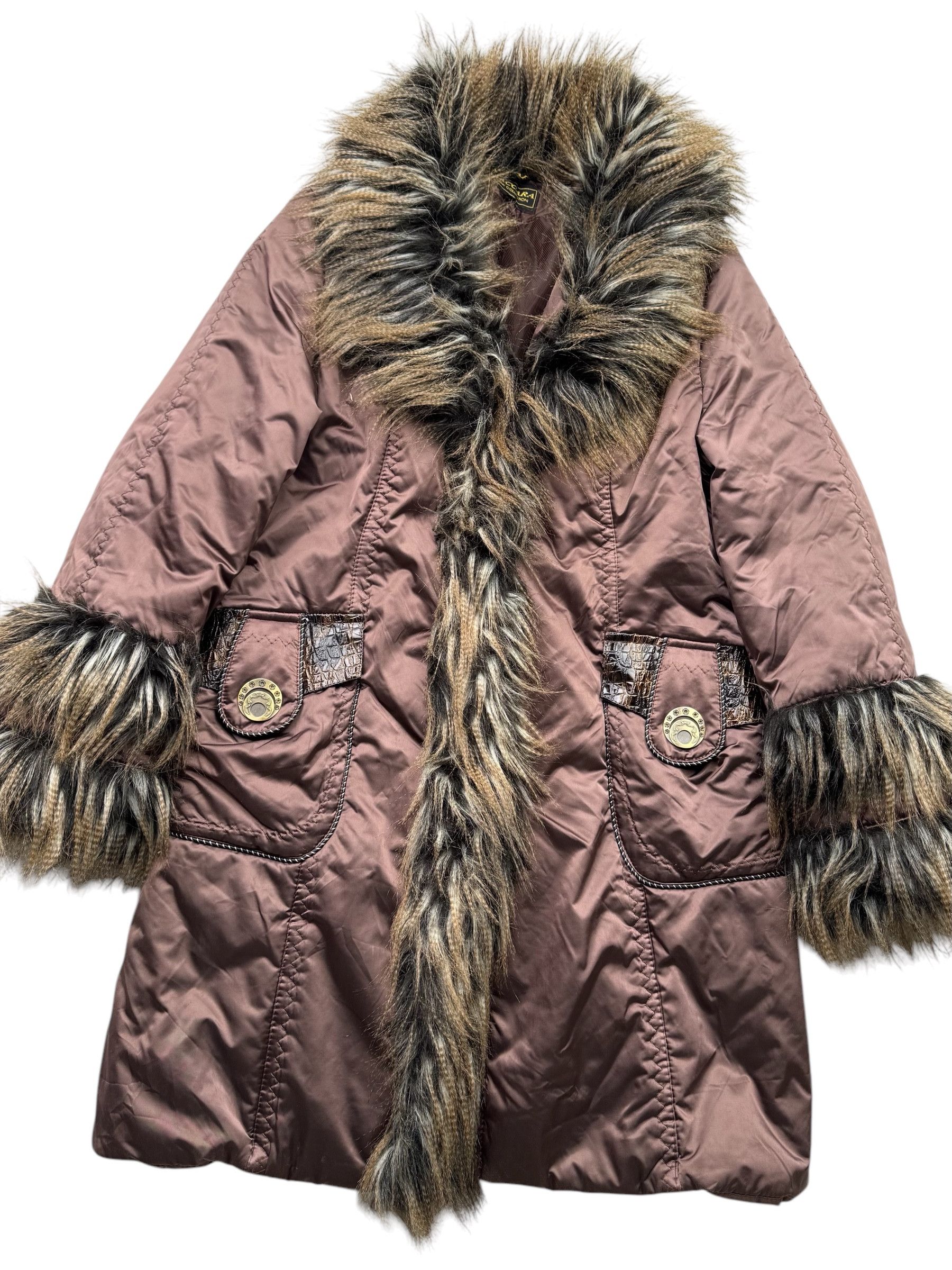 Vintage Vintage Jacket With Faux Fur Details W55(V9) Size M / US 6-8 / IT 42-44 - 2 Thumbnail