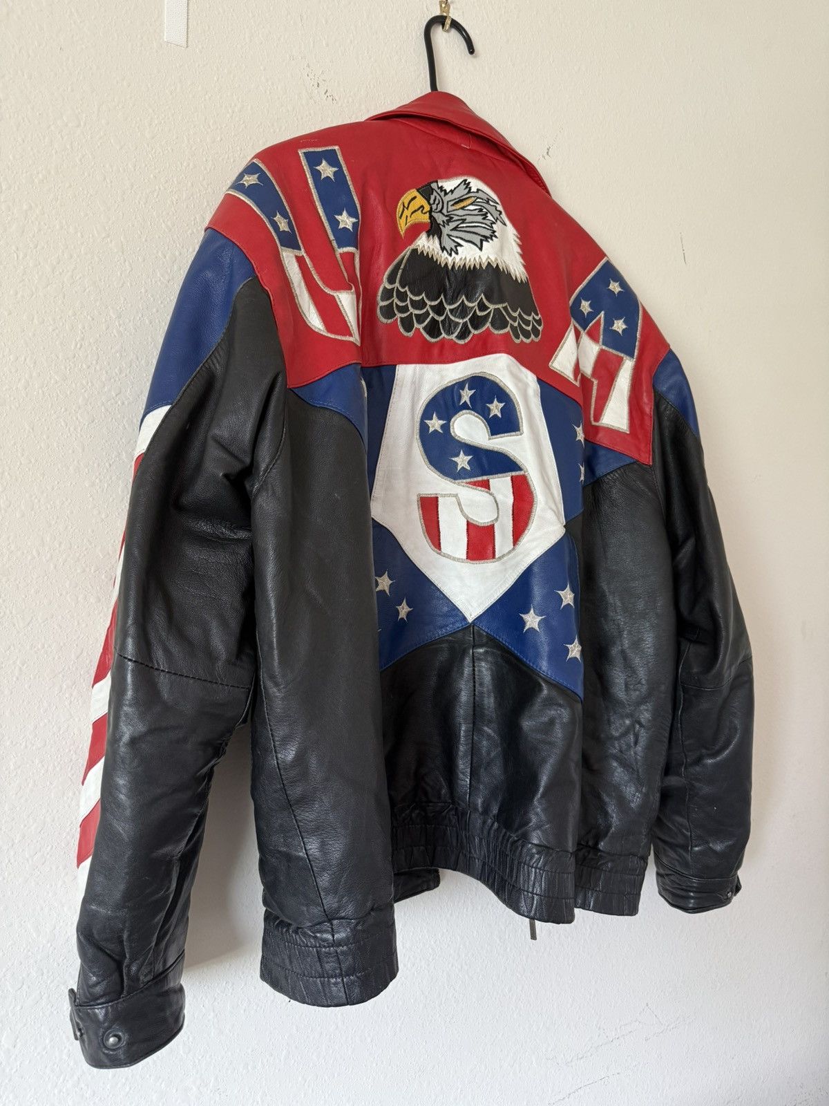 Vintage Vintage USA leather jacket Size US M / EU 48-50 / 2 - 2 Thumbnail