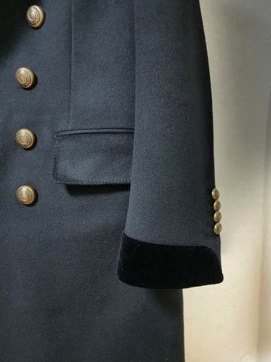 Tom Ford o1sm1stk0824 Velvet Collar Wool Cashmere Double Coat Size US S / EU 44-46 / 1 - 3 Thumbnail