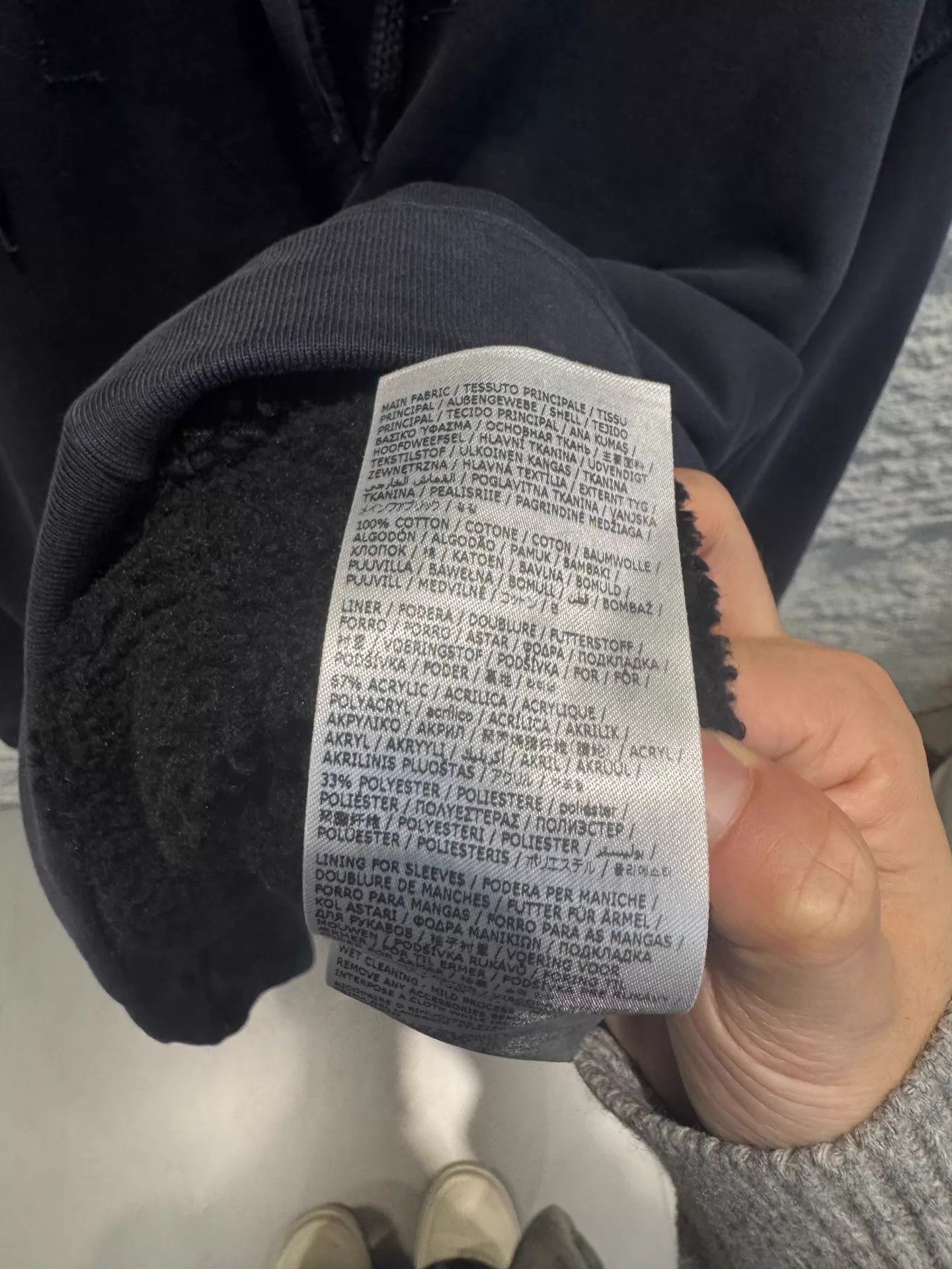Maison Margiela Maison Margiela oversized zip-up hoodie XS Indigo Gray Size US XS / EU 42 / 0 - 6 Thumbnail