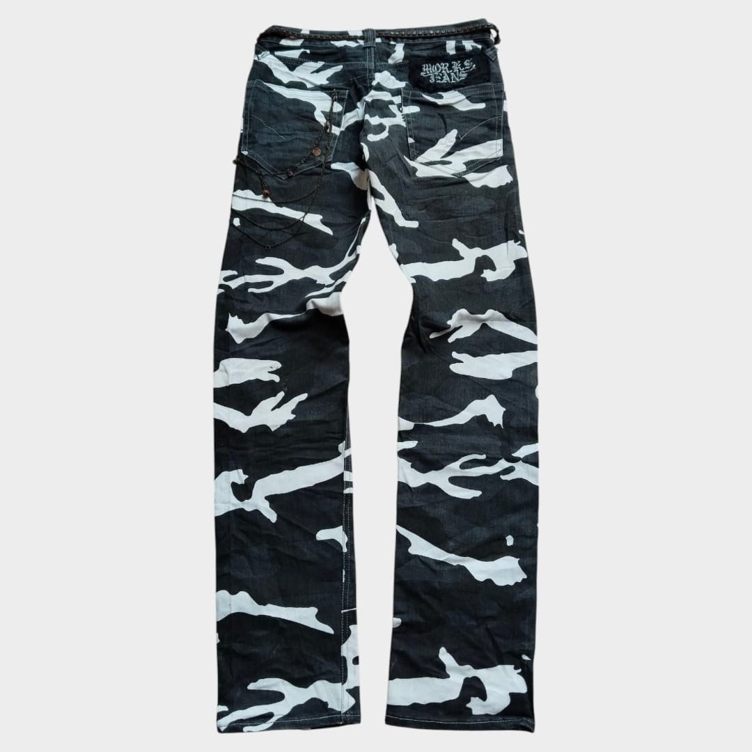 FranCisT MOR.K.S × Le Grande Bleu (L.G.B.) × PPFM Francist Mor.K.S camo pants Size US 29 - 2 Thumbnail