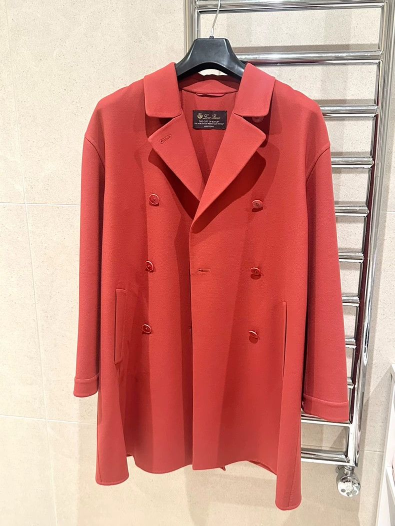 Loro Piana LORO PIANA Dry rose-coloured coat Size M / US 6-8 / IT 42-44 - 3 Thumbnail
