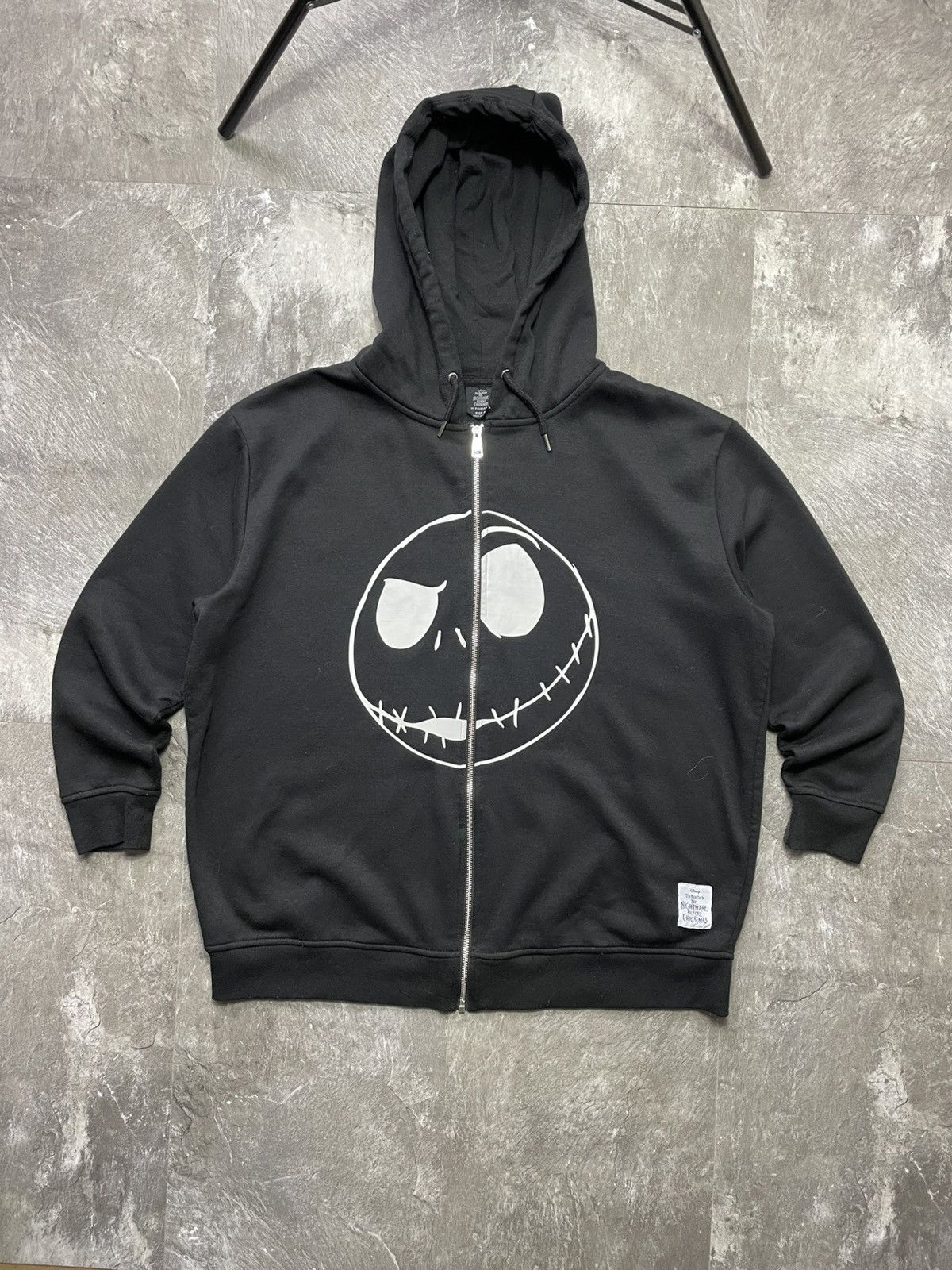Disney Vintage Tim Burton The Nightmare Before Christmas Zip Hoodie Size US M / EU 48-50 / 2 - 1 Thumbnail