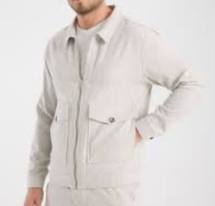 Zara Zara 100% Linen Zip Bomber Jacket Size US XL / EU 56 / 4 - 3 Thumbnail